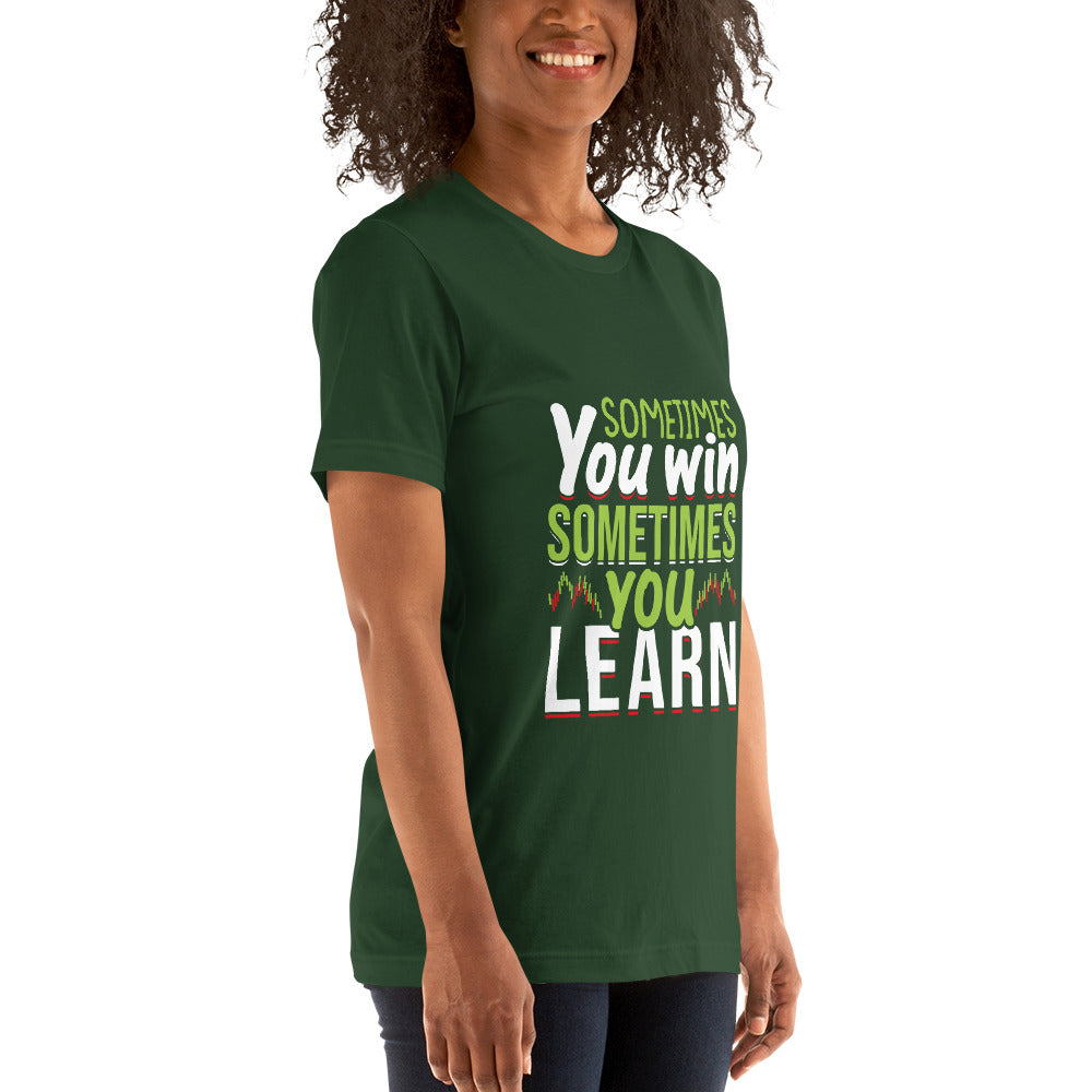 Sometimes you Win, sometimes you Learn - Unisex t-shirt by DarkByteGear
