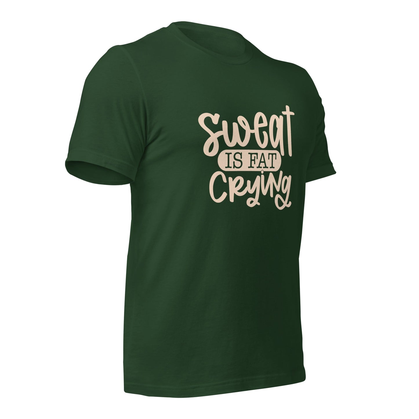 Sweat is fat crying - Unisex t-shirt by DarkByteGear