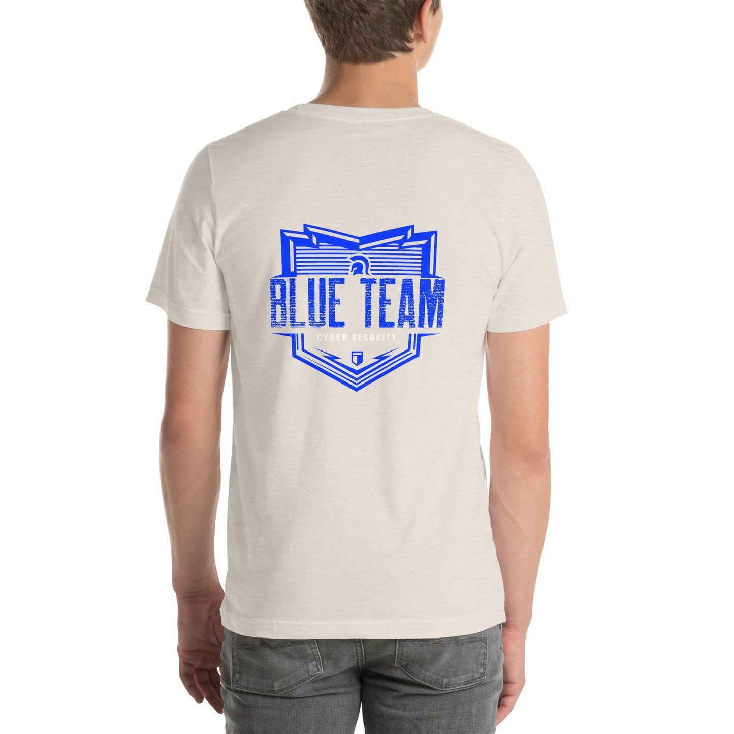 Cyber Security Blue Team V13 - Unisex t-shirt ( Back Print ) by DarkByteGear