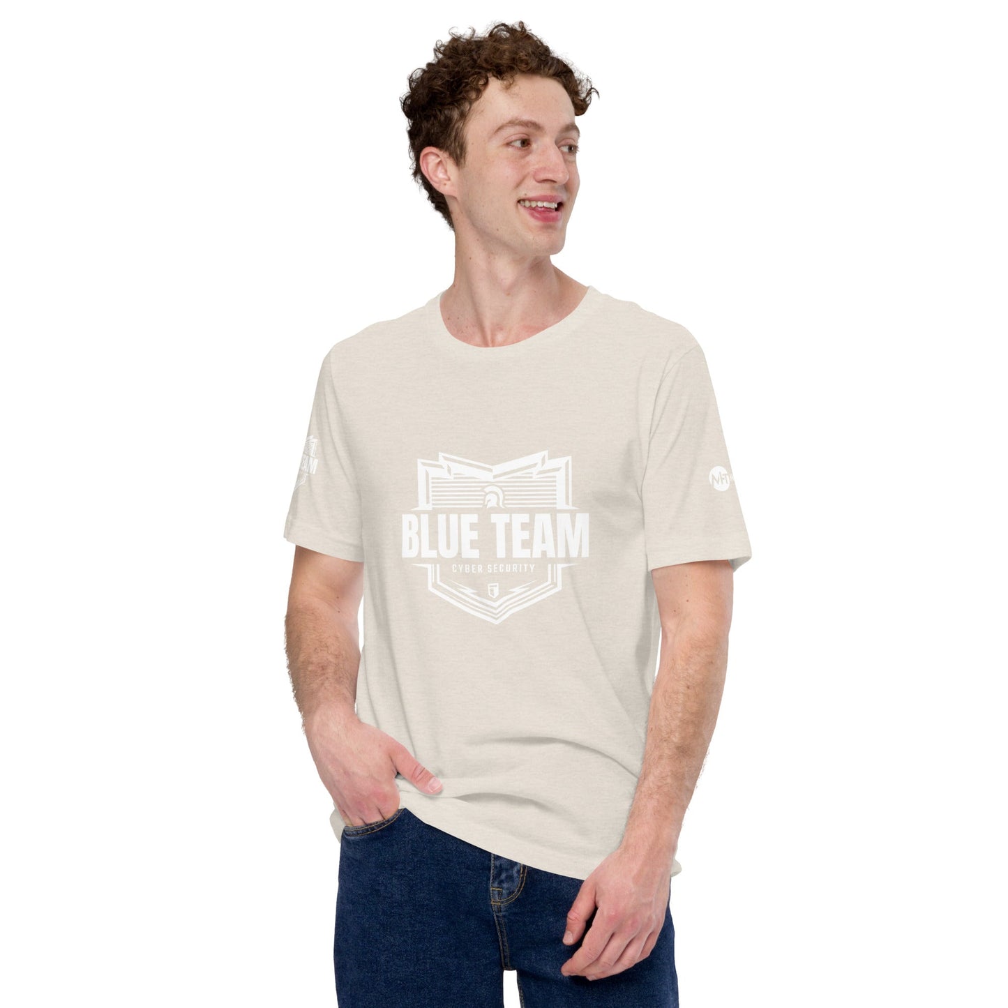 Cyber Security Blue Team v1 - Short-Sleeve Unisex T-Shirt by DarkByteGear