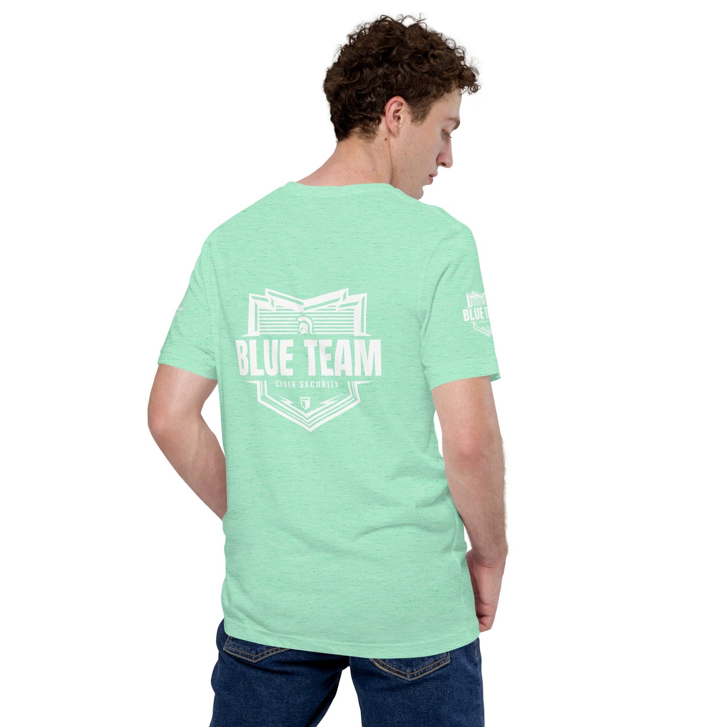Cyber Security Blue Team V1 - Unisex t-shirt ( Back Print ) by DarkByteGear