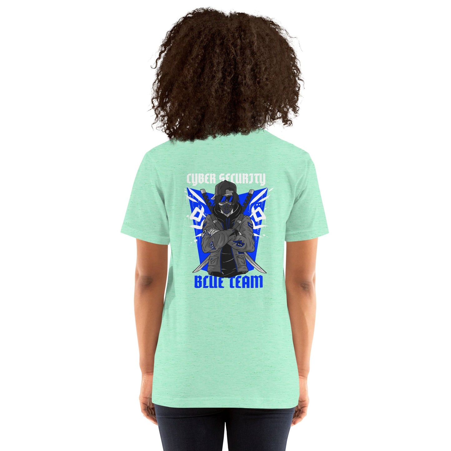 Cyber Security Blue Team V3 - Unisex t-shirt ( Back Print ) by DarkByteGear