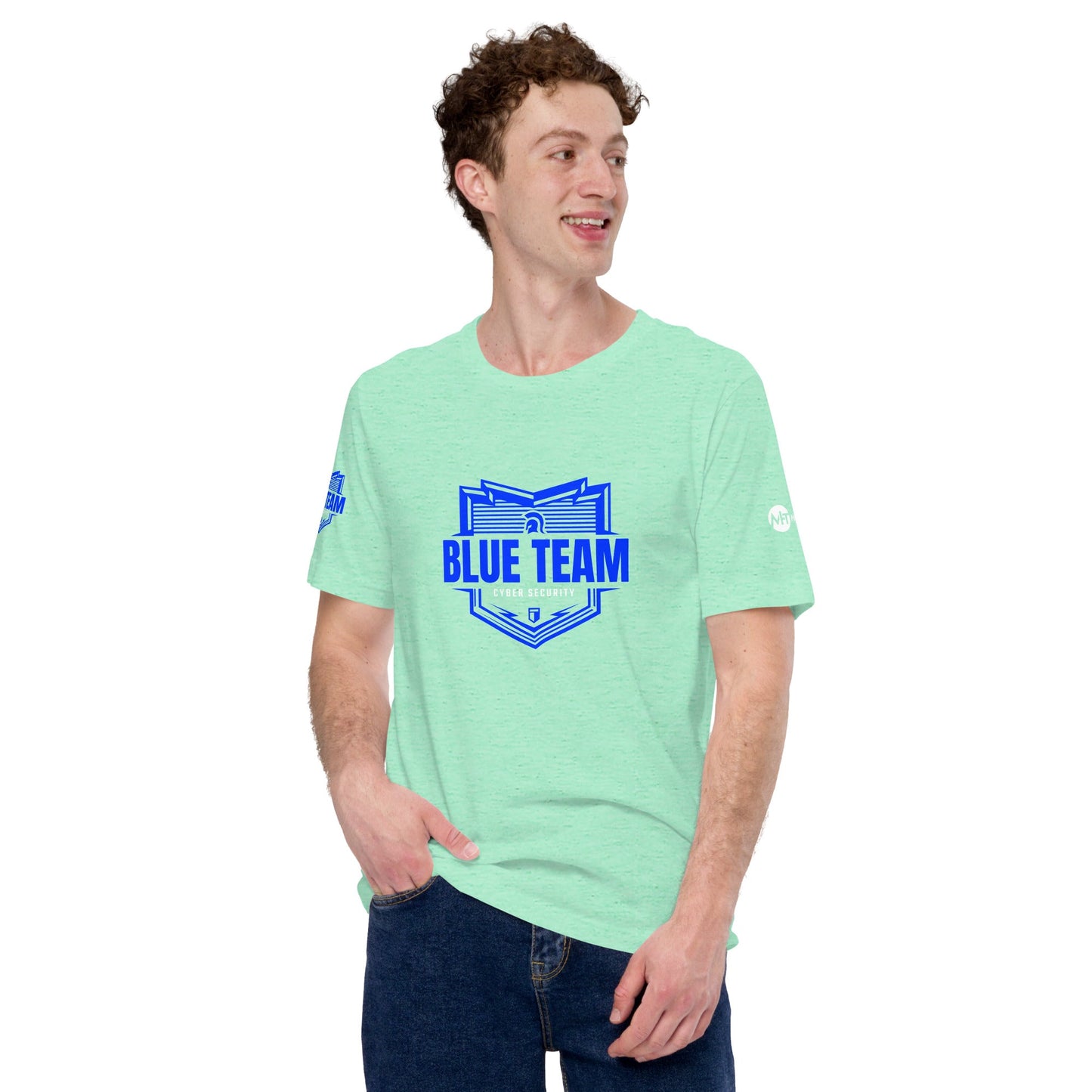 Cyber Security Blue Team - Short-Sleeve Unisex T-Shirt by DarkByteGear
