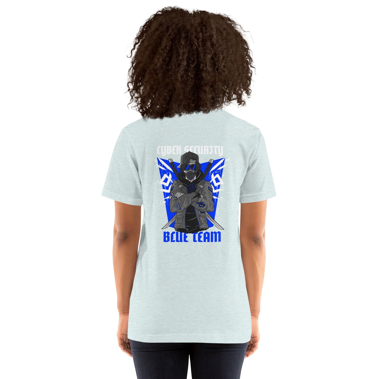 Cyber Security Blue Team V3 - Unisex t-shirt ( Back Print ) by DarkByteGear