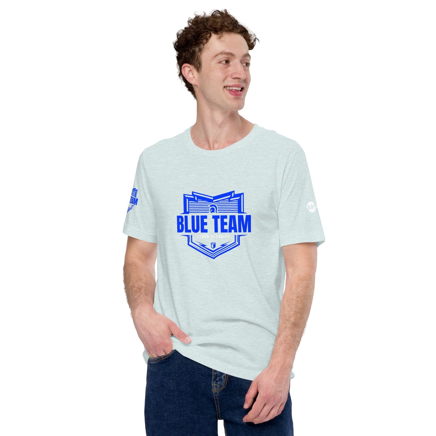 Cyber Security Blue Team - Short-Sleeve Unisex T-Shirt by DarkByteGear