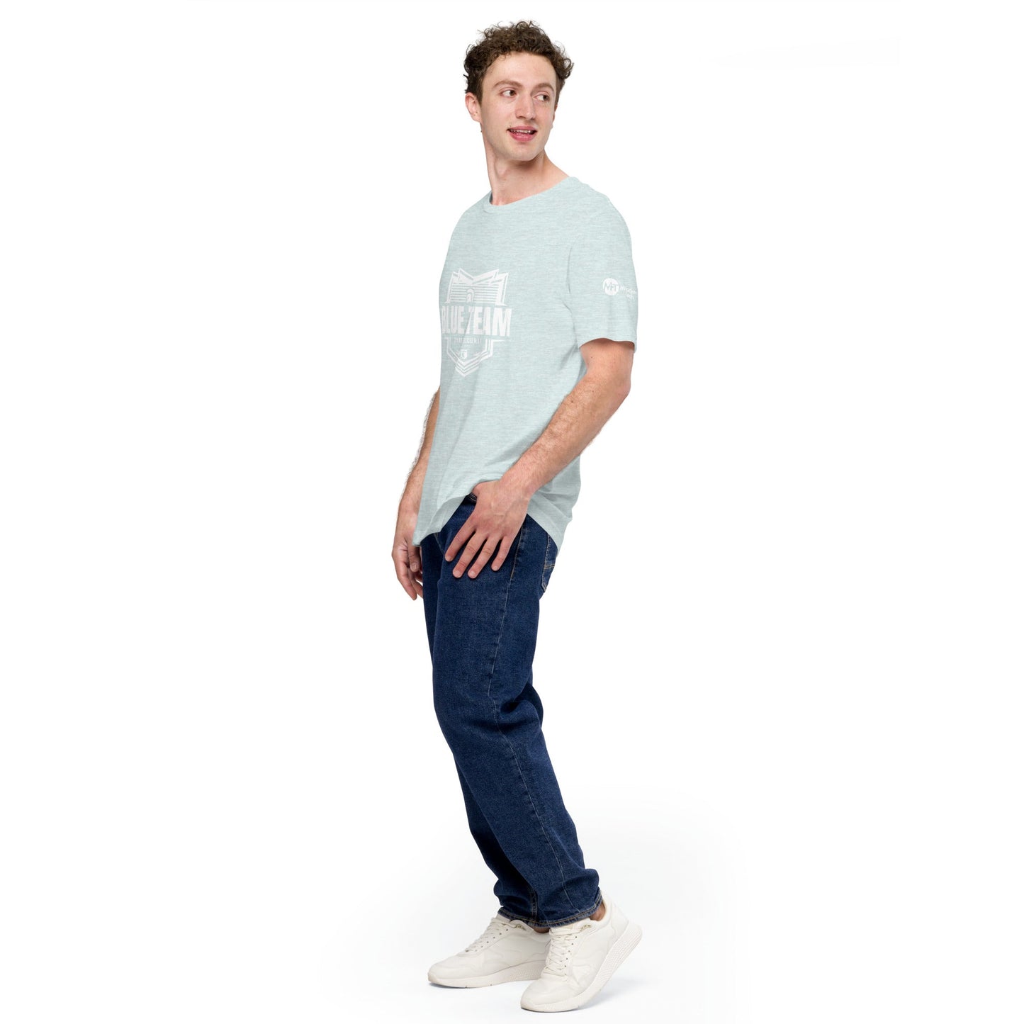 Cyber Security Blue Team v1 - Short-Sleeve Unisex T-Shirt by DarkByteGear