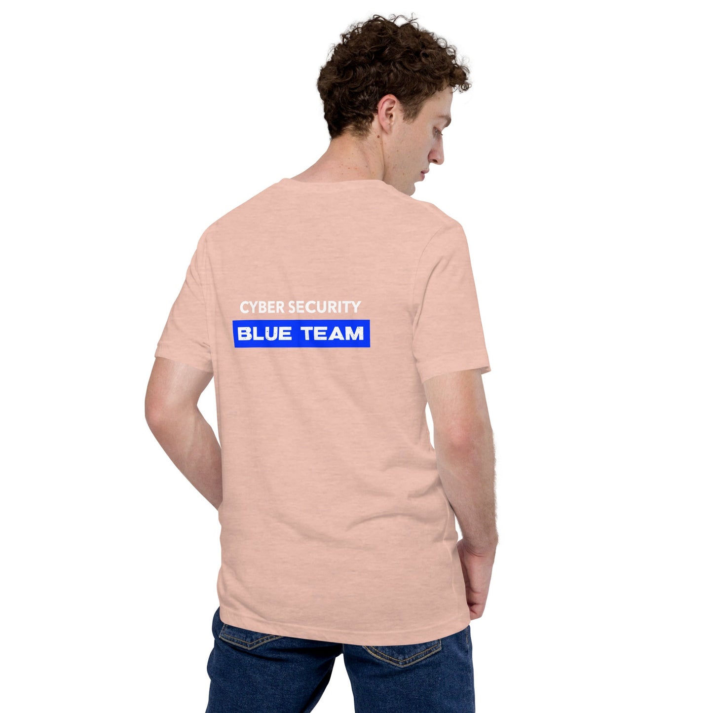 Cyber Security Blue Team V9 - Unisex t-shirt ( Back Print ) by DarkByteGear