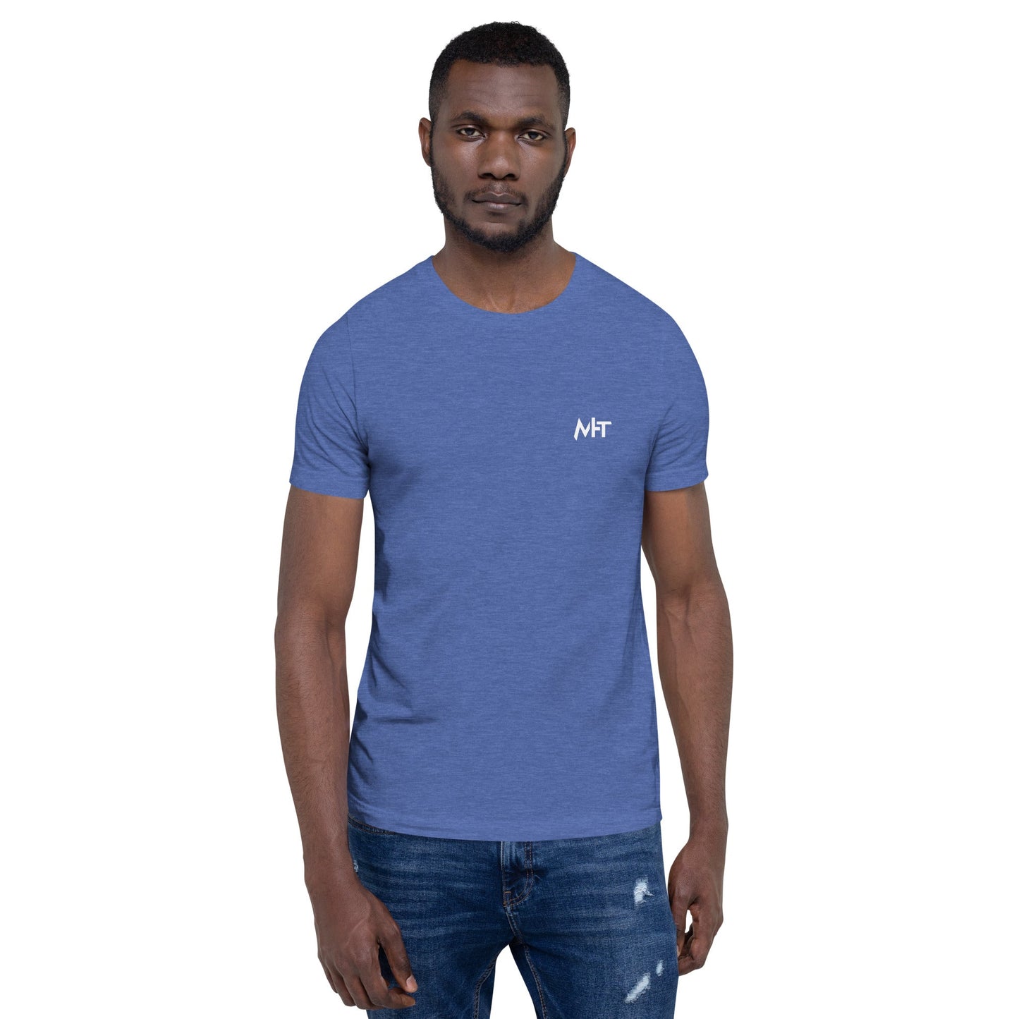 Change your mind in Bitcoin we Trust - Unisex t-shirt (back print) by DarkByteGear