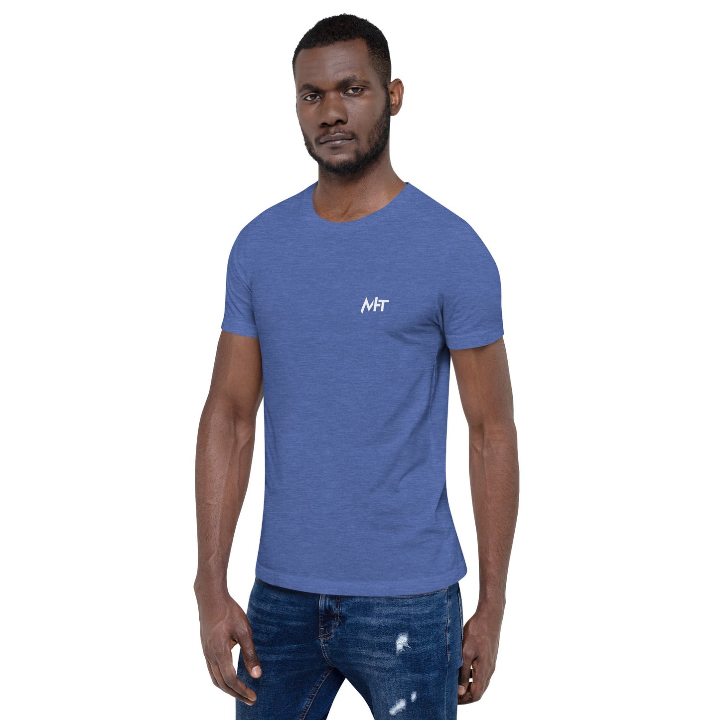 Change your mind in Bitcoin we Trust - Unisex t-shirt (back print) by DarkByteGear
