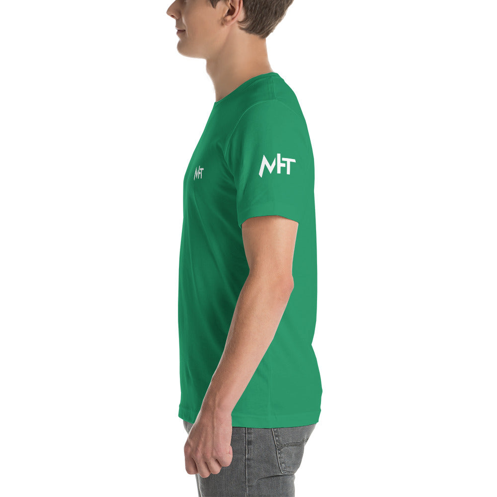 Cyber Security Blue team V4 - Short-sleeve unisex t-shirt (back print) by DarkByteGear