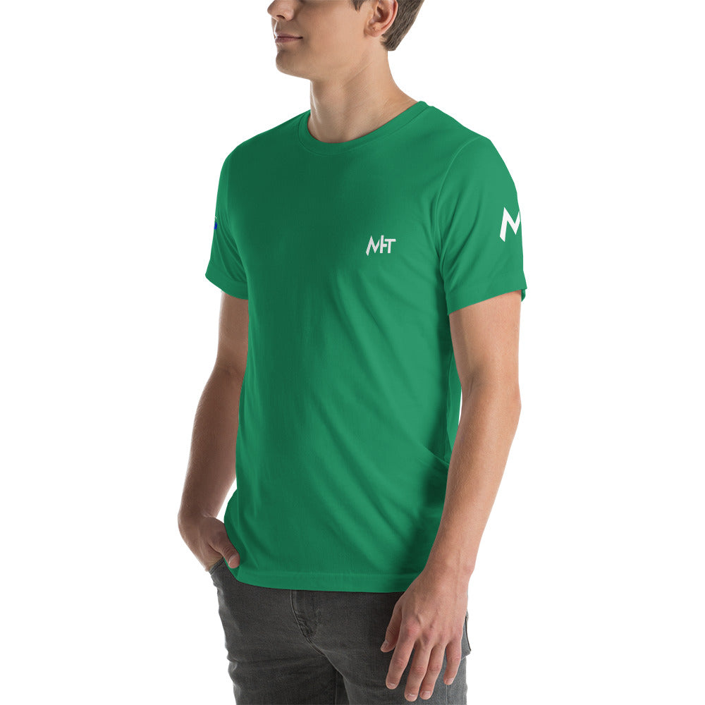Cyber Security Blue team V4 - Short-sleeve unisex t-shirt (back print) by DarkByteGear