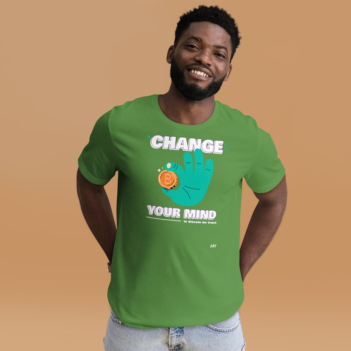Change your mind in Bitcoin we Trust - Unisex t-shirt by DarkByteGear
