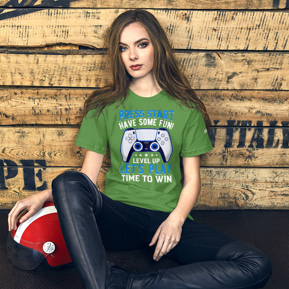 Press Start and Have some Fun - Unisex t-shirt by DarkByteGear