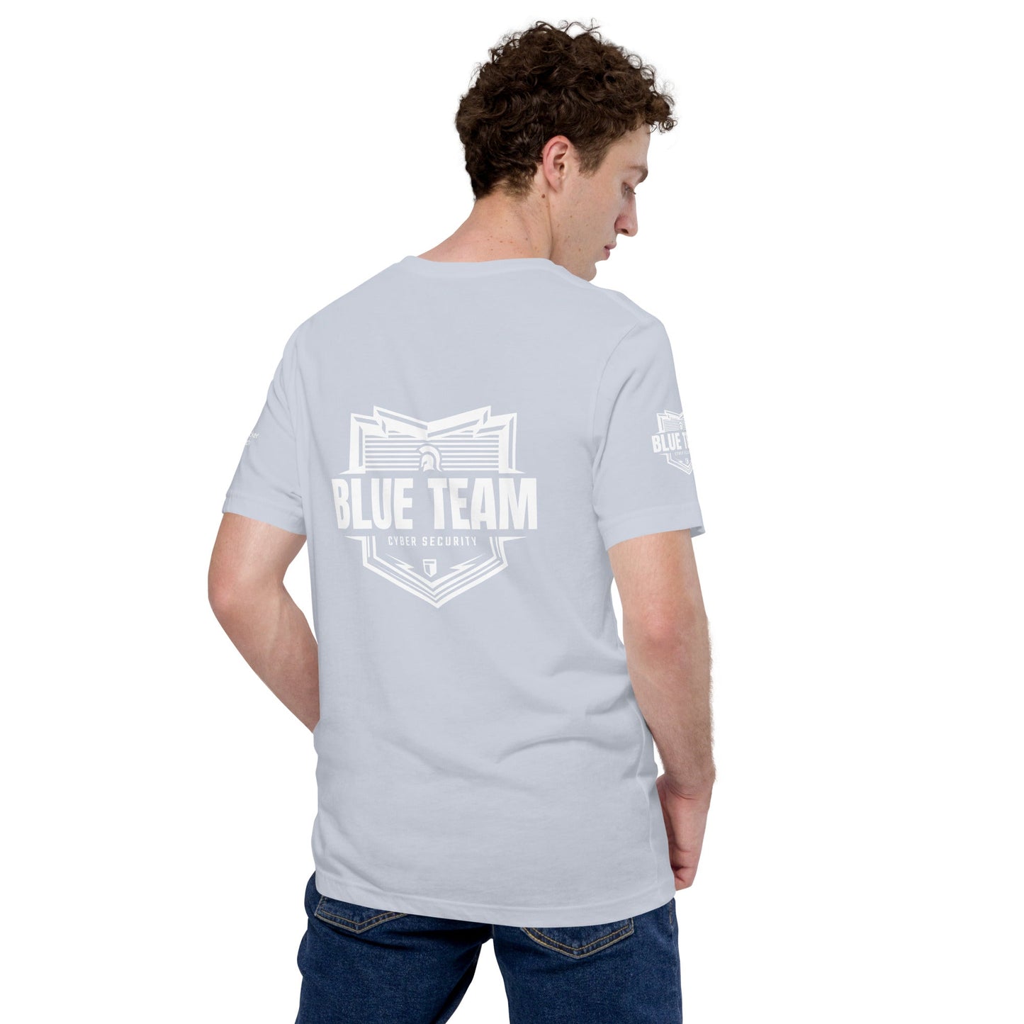 Cyber Security Blue Team V1 - Unisex t-shirt ( Back Print ) by DarkByteGear