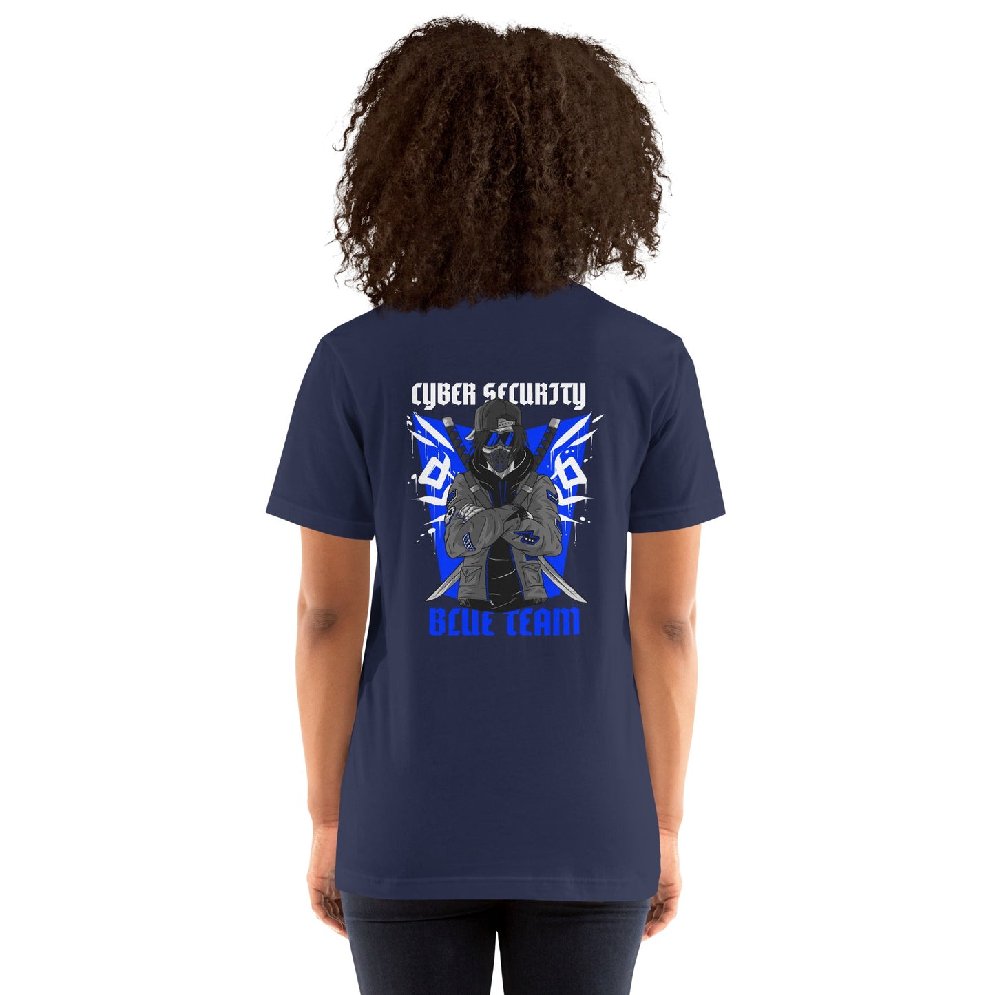 Cyber Security Blue Team V3 - Unisex t-shirt ( Back Print ) by DarkByteGear