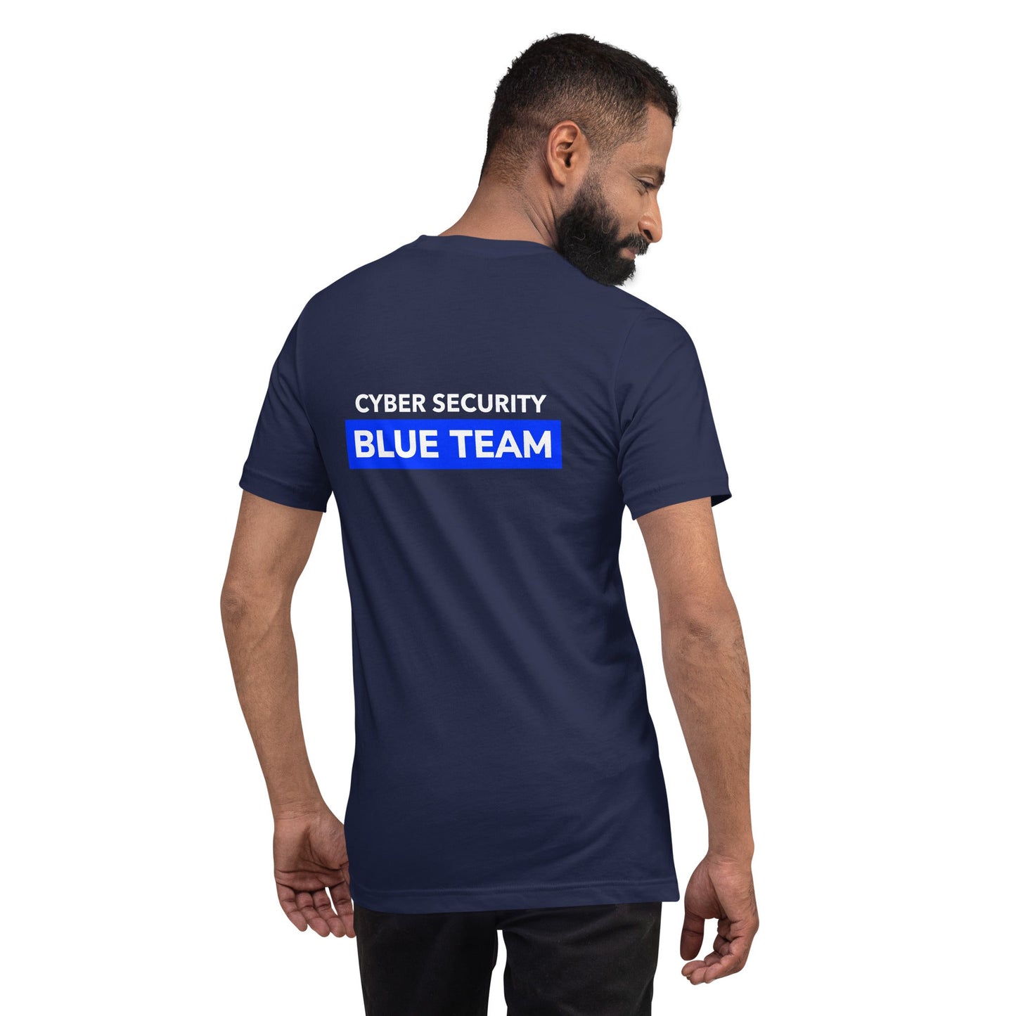 Cyber Security Blue Team V11 - Unisex t-shirt ( Back Print ) by DarkByteGear
