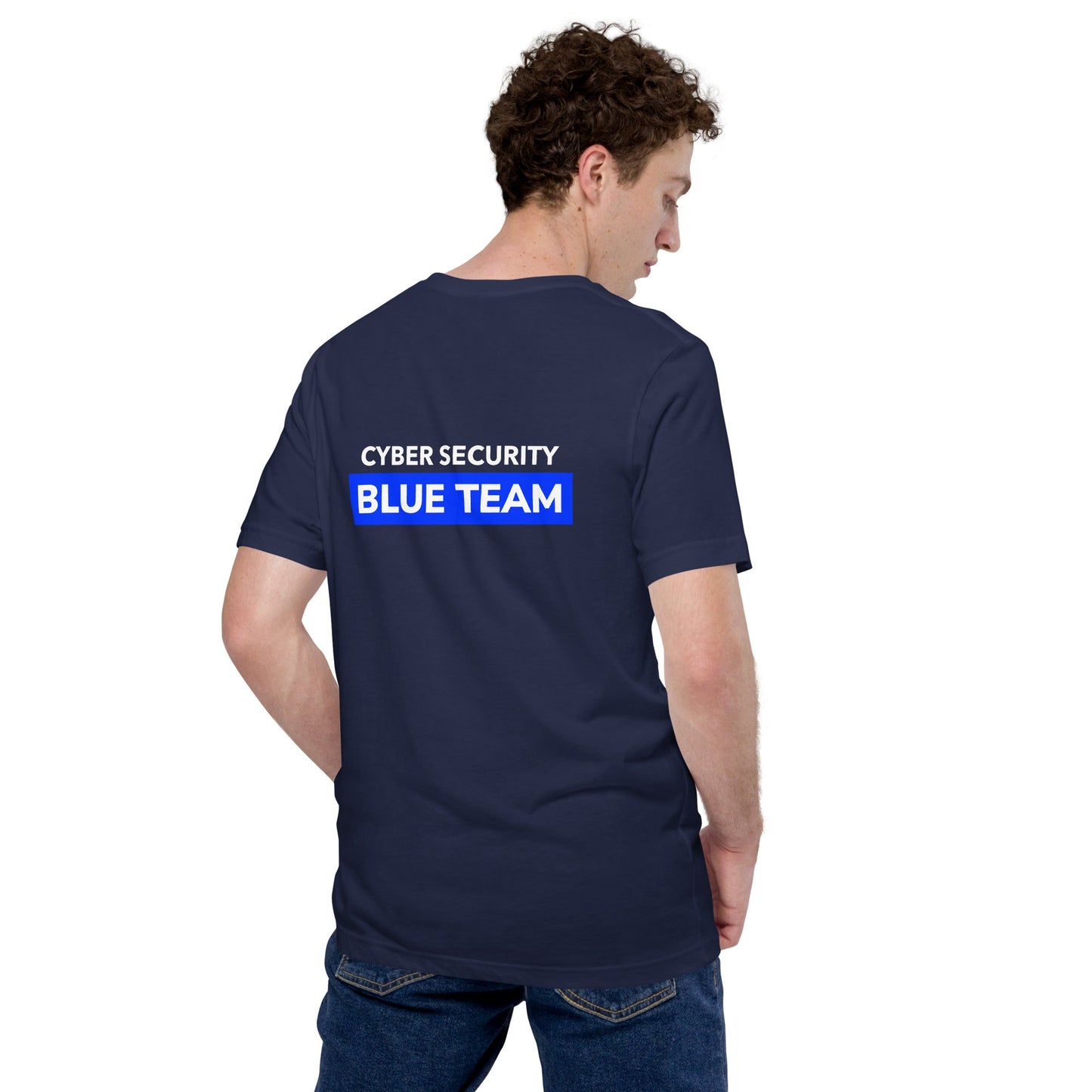 Cyber Security Blue Team V11 - Unisex t-shirt ( Back Print ) by DarkByteGear