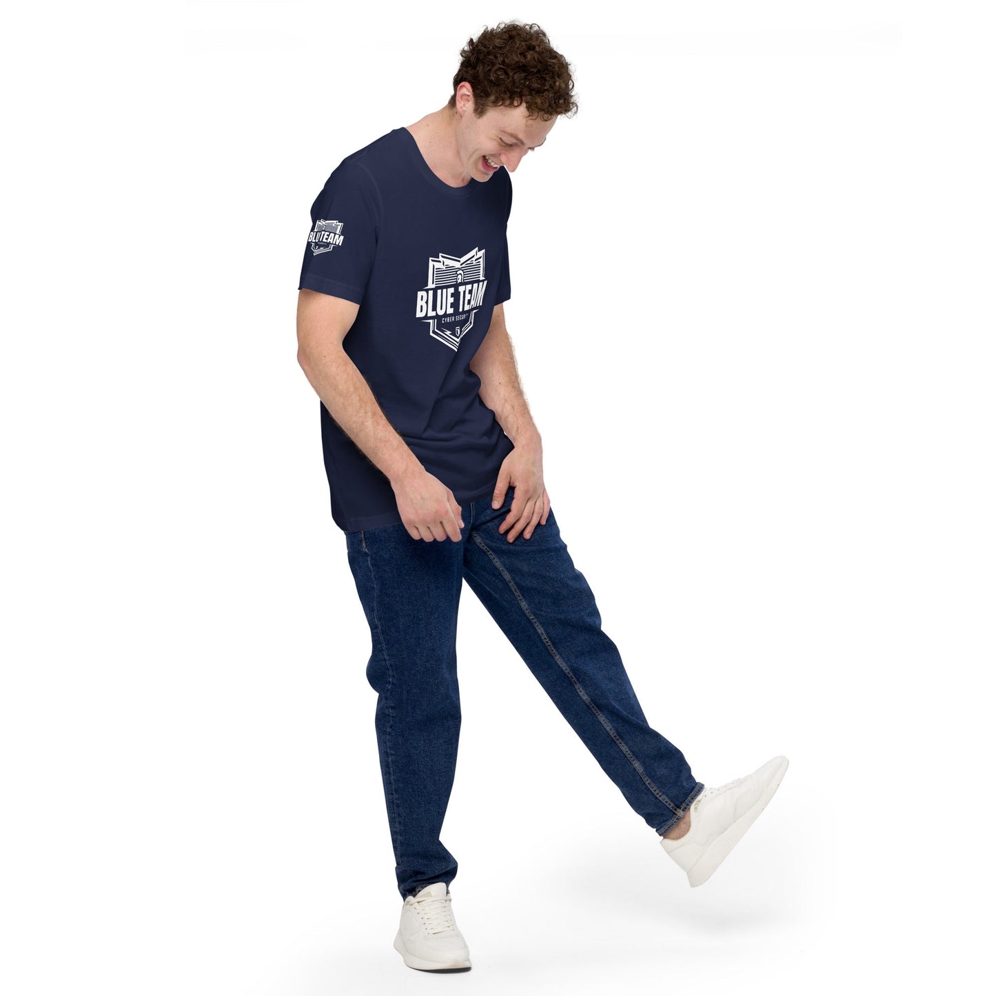 Cyber Security Blue Team v1 - Short-Sleeve Unisex T-Shirt by DarkByteGear
