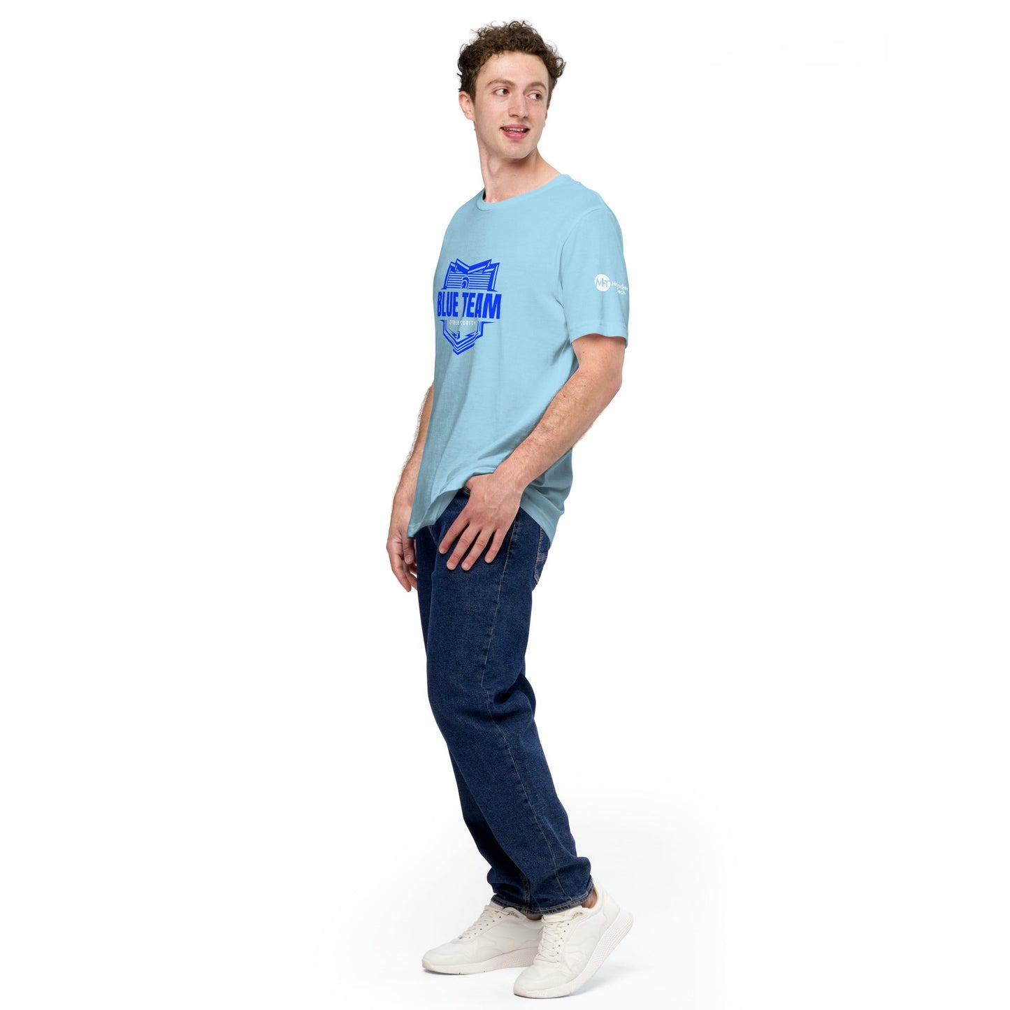 Cyber Security Blue Team - Short-Sleeve Unisex T-Shirt by DarkByteGear