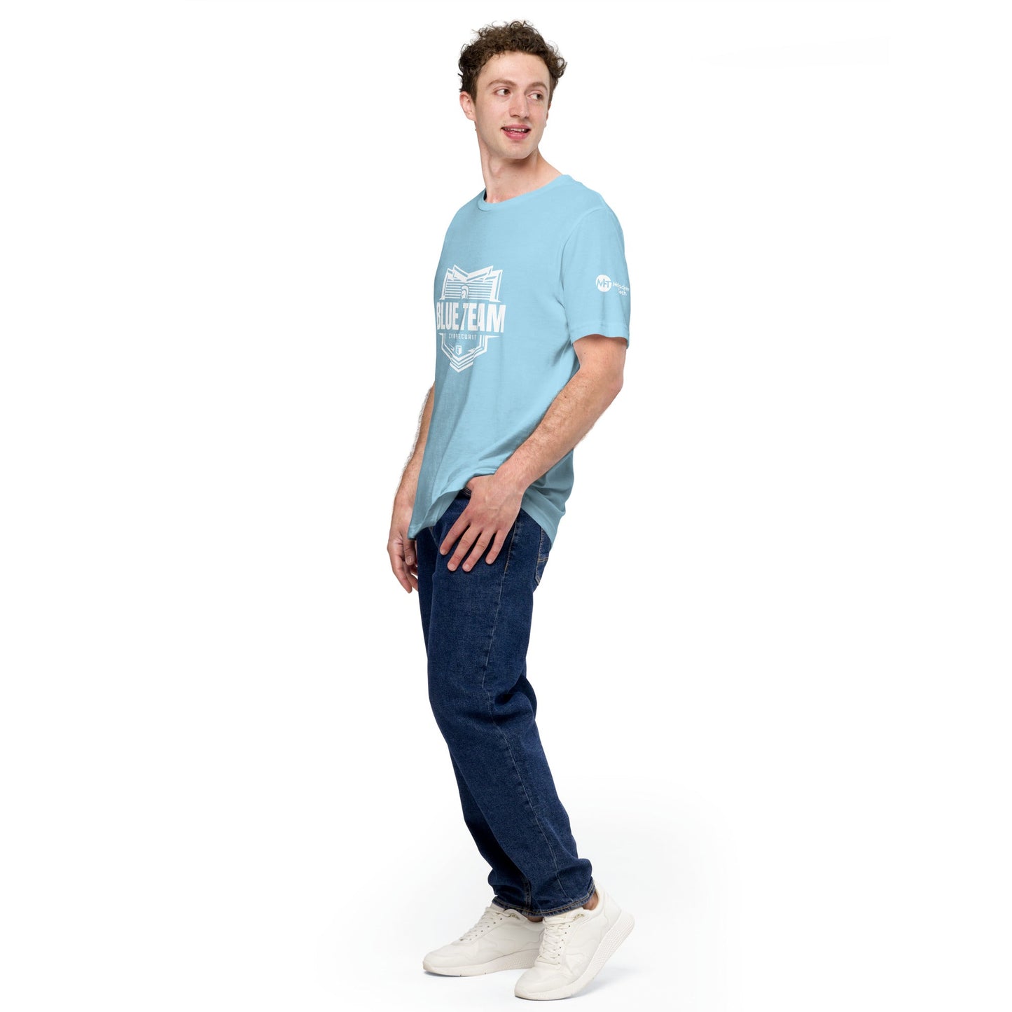 Cyber Security Blue Team v1 - Short-Sleeve Unisex T-Shirt by DarkByteGear