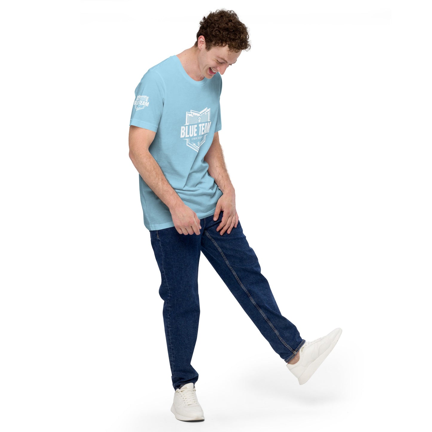 Cyber Security Blue Team v1 - Short-Sleeve Unisex T-Shirt by DarkByteGear