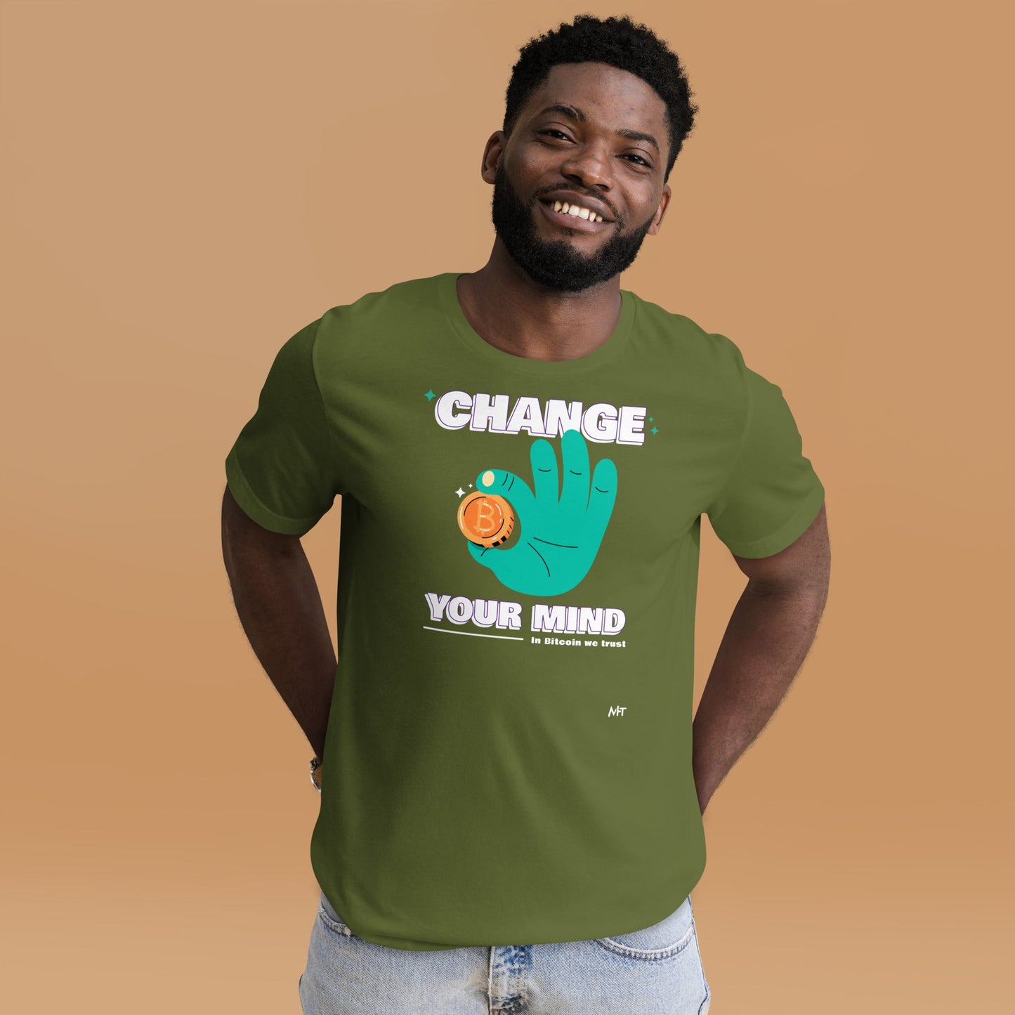 Change your mind in Bitcoin we Trust - Unisex t-shirt by DarkByteGear