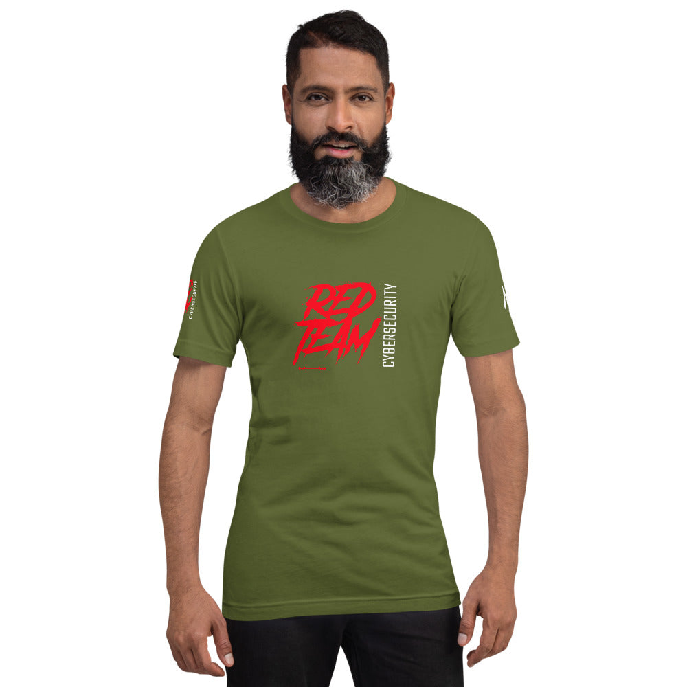 Cyber Security Red Team V10 - Short-sleeve unisex t-shirt by DarkByteGear