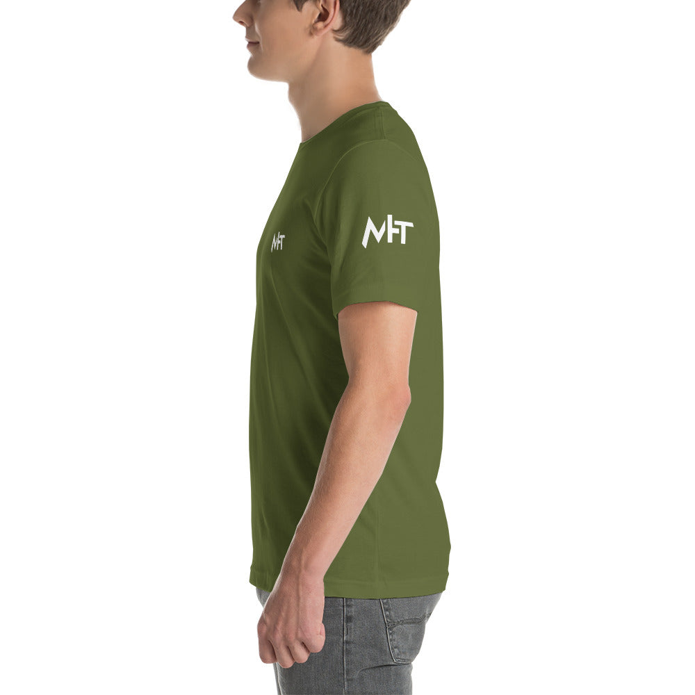 Cyber Security Blue team V4 - Short-sleeve unisex t-shirt (back print) by DarkByteGear