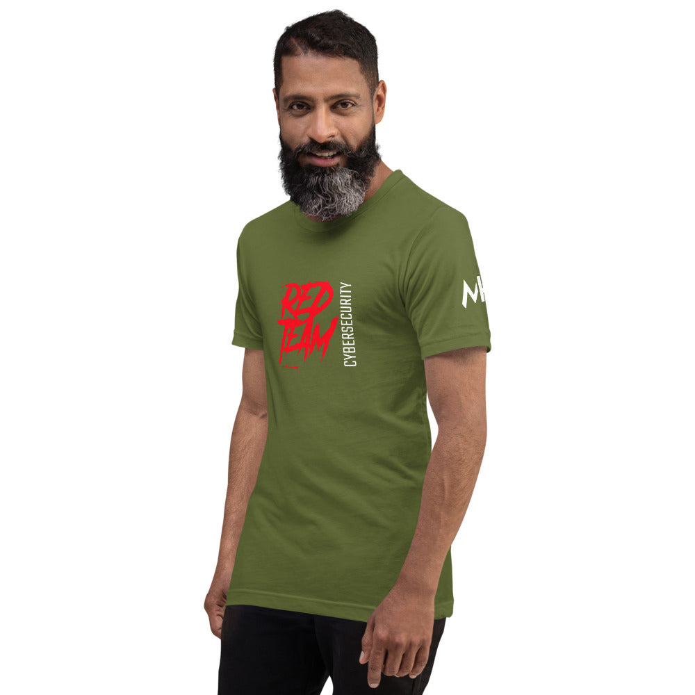 Cyber Security Red Team V10 - Short-sleeve unisex t-shirt by DarkByteGear