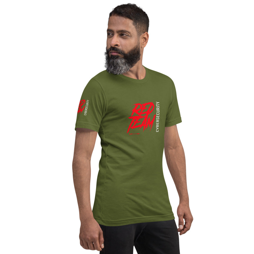 Cyber Security Red Team V10 - Short-sleeve unisex t-shirt by DarkByteGear