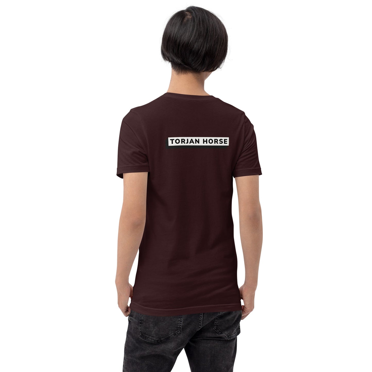 Trojan Horse - Unisex t-shirt (back print) by DarkByteGear