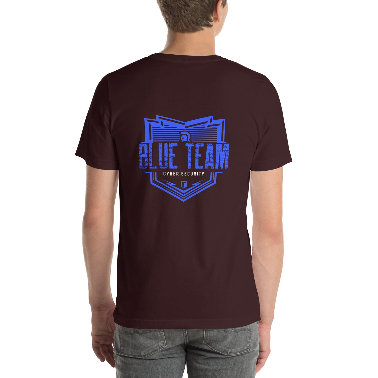 Cyber Security Blue Team V13 - Unisex t-shirt ( Back Print ) by DarkByteGear
