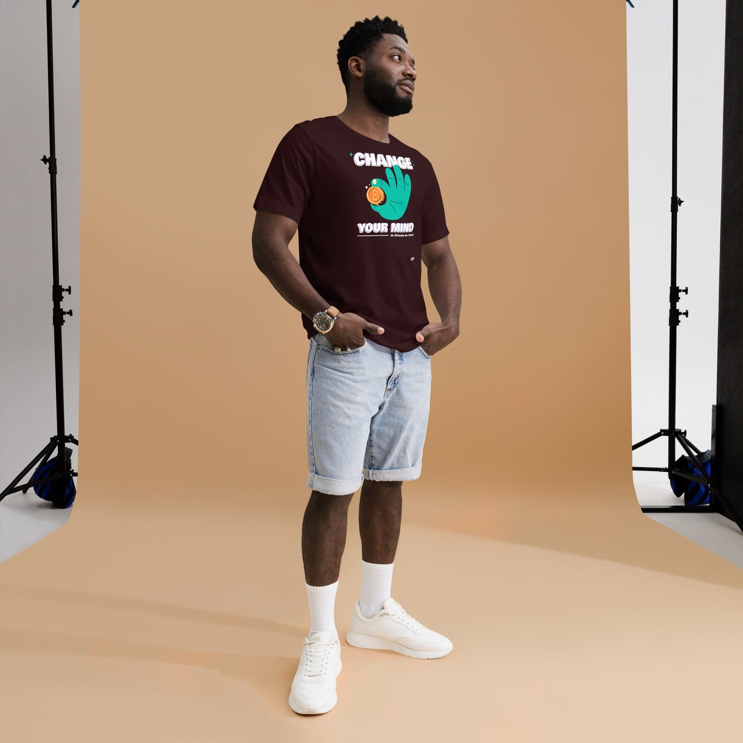 Change your mind in Bitcoin we Trust - Unisex t-shirt by DarkByteGear