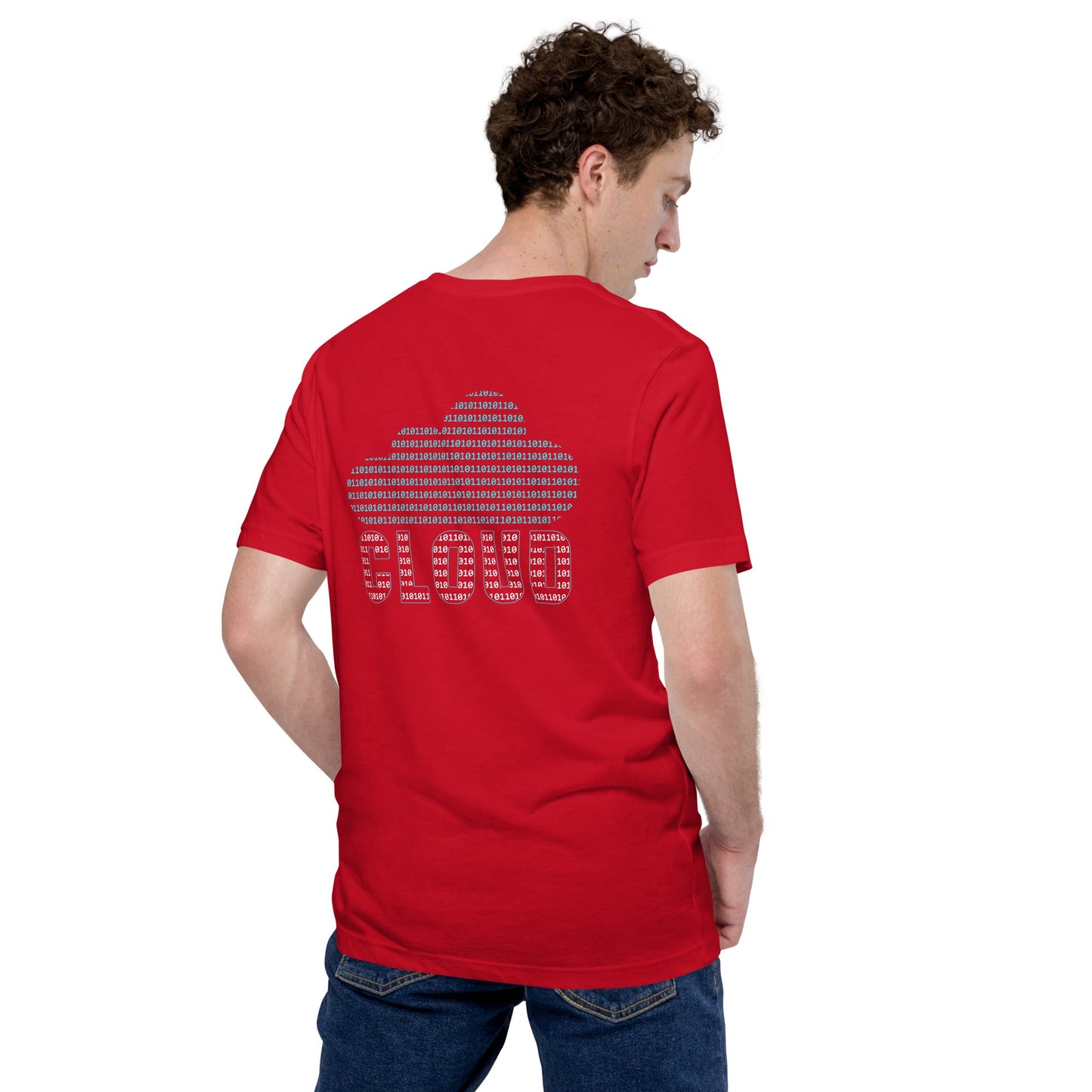 Cloud - Unisex t-shirt (back print) by DarkByteGear