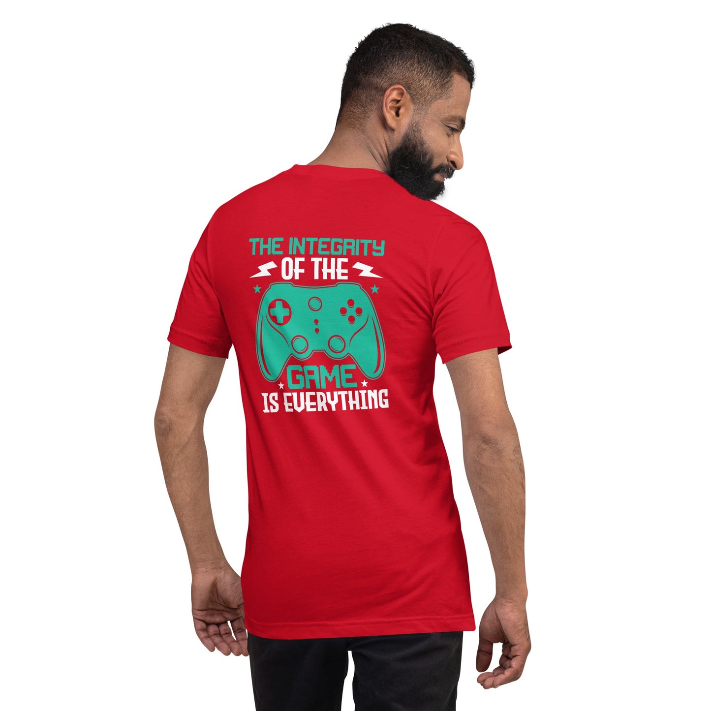 The Integrity of the Game is Everything (Swarna) - Unisex t-shirt ( Back Print ) by DarkByteGear