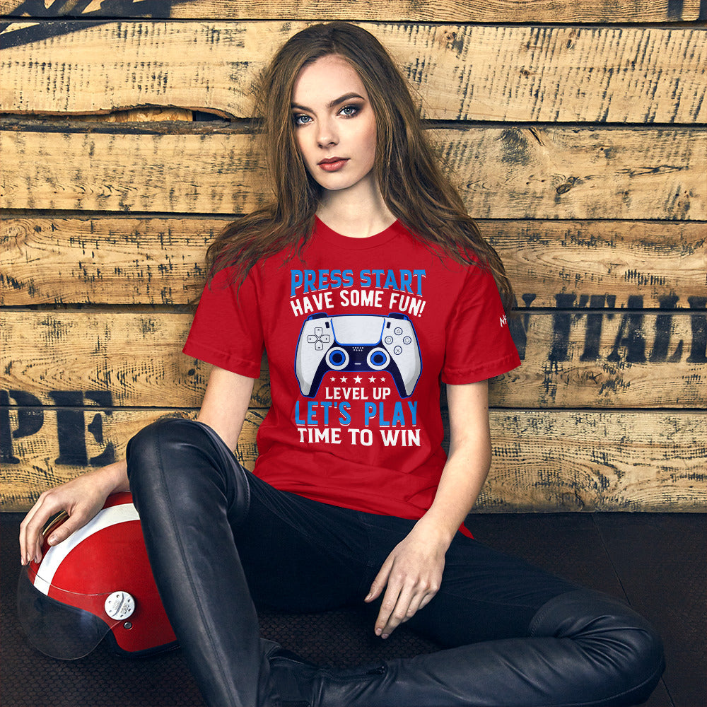 Press Start and Have some Fun - Unisex t-shirt by DarkByteGear