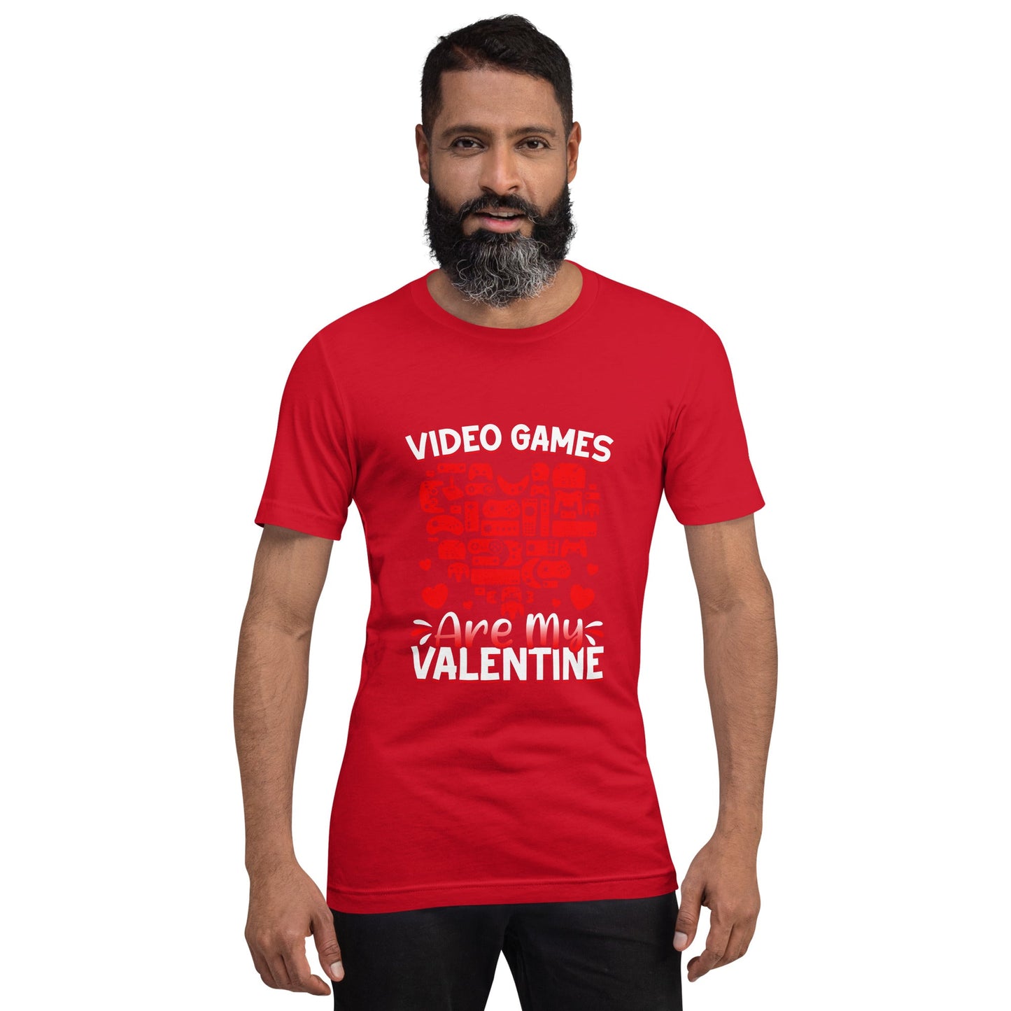Video games are my valentine Unisex t-shirt by DarkByteGear