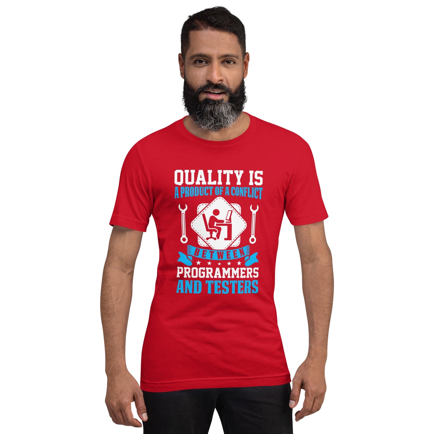 Quality is a Product of a conflict -Unisex t-shirt by DarkByteGear
