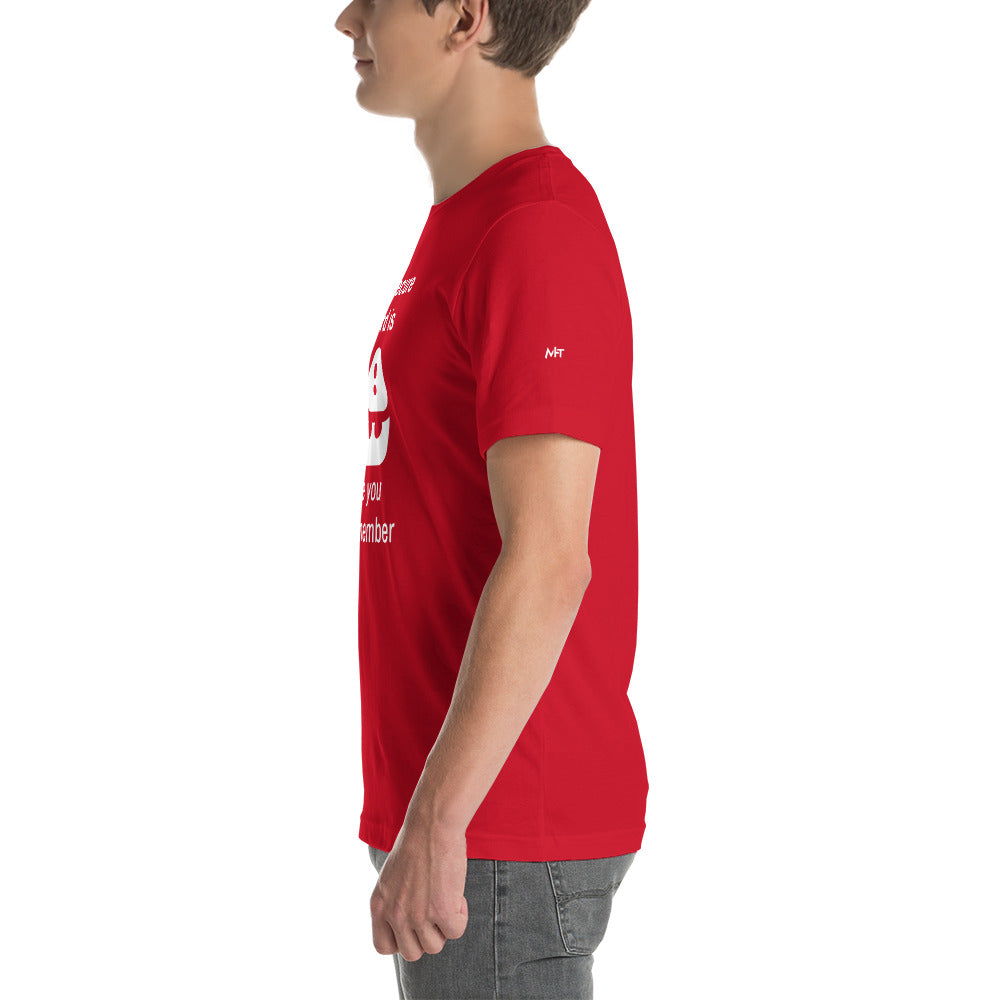 The only secure password - Unisex t-shirt by DarkByteGear
