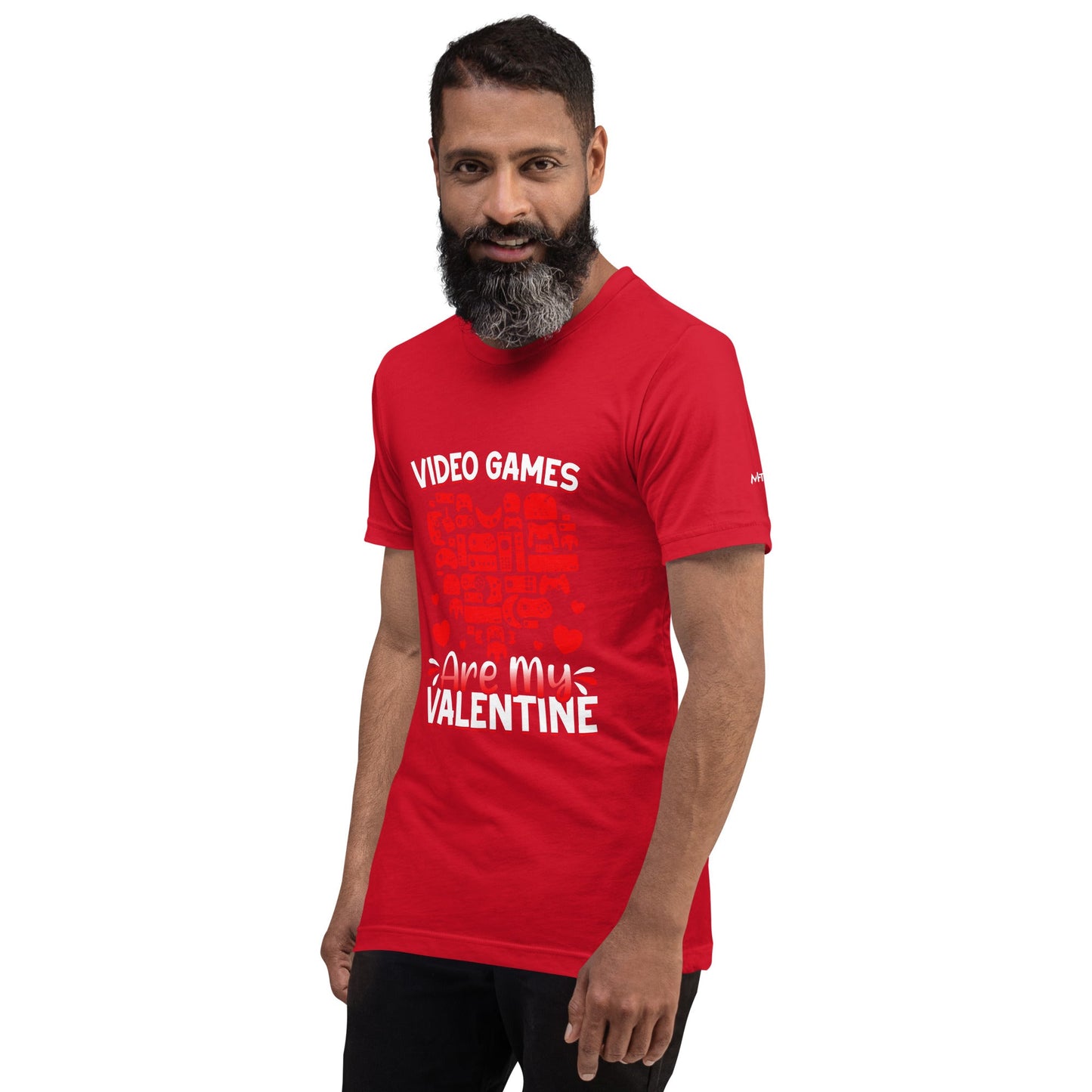 Video games are my valentine Unisex t-shirt by DarkByteGear