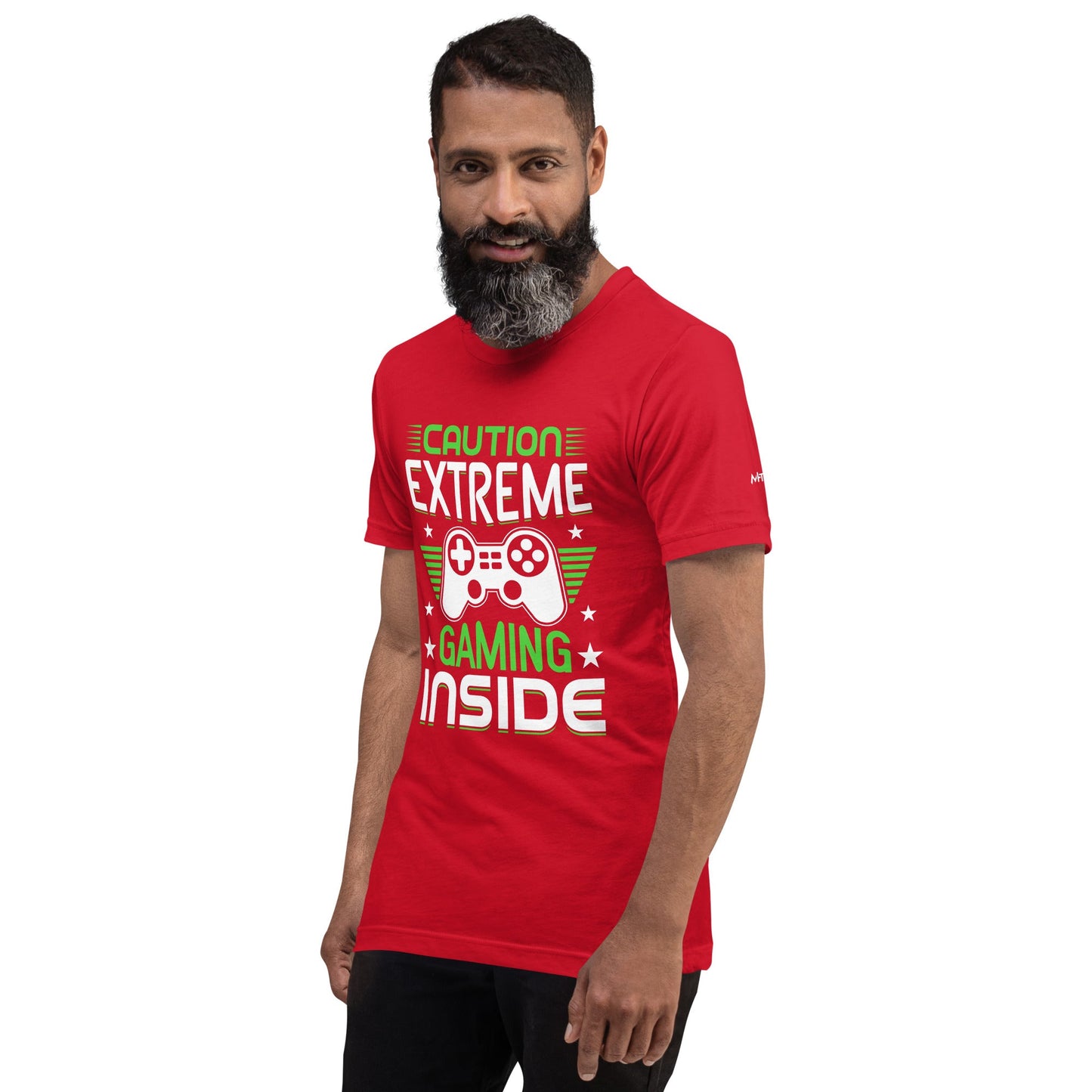 Caution extreme gaming inside - Unisex t-shirt by DarkByteGear