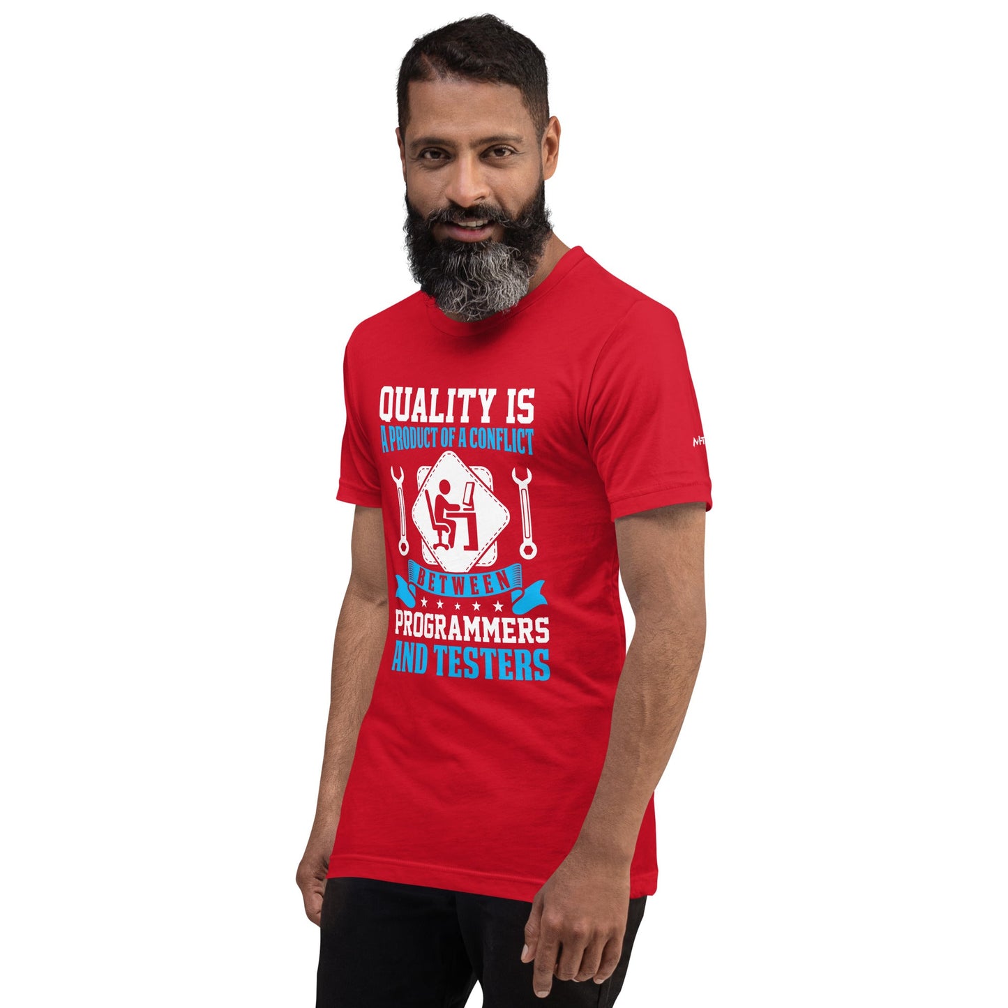 Quality is a Product of a conflict -Unisex t-shirt by DarkByteGear