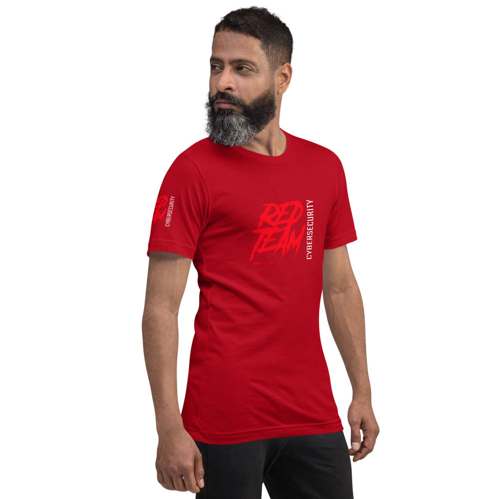 Cyber Security Red Team V10 - Short-sleeve unisex t-shirt by DarkByteGear