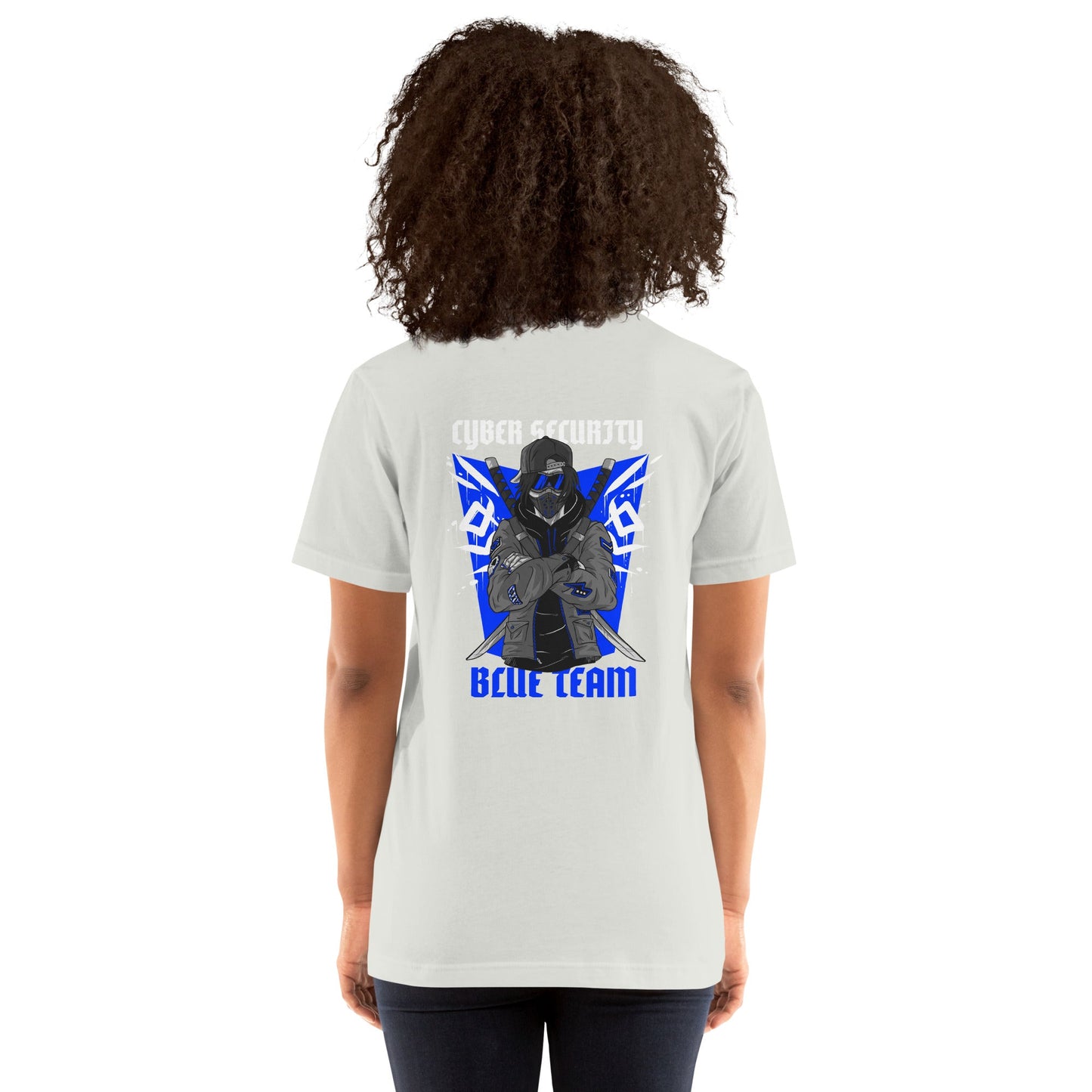 Cyber Security Blue Team V3 - Unisex t-shirt ( Back Print ) by DarkByteGear