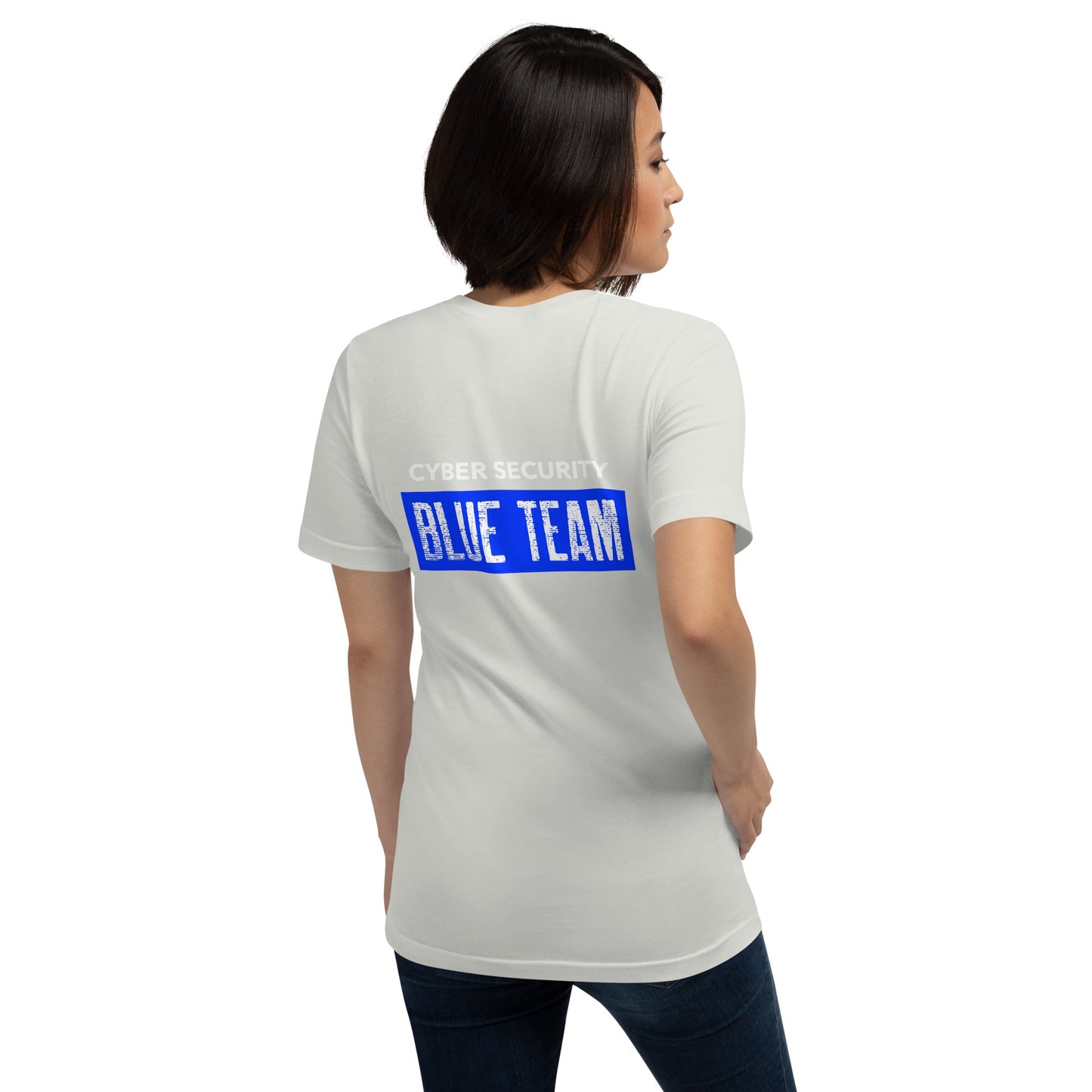 Cyber Security Blue Team V5 - Unisex t-shirt ( Back Print ) by DarkByteGear