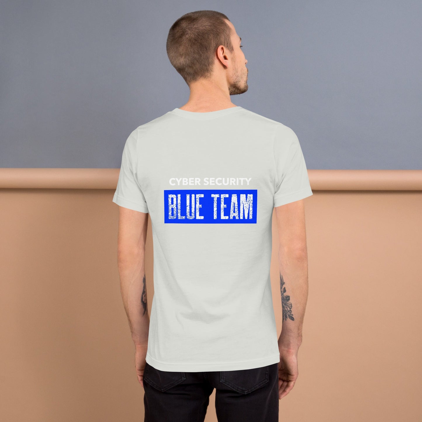 Cyber Security Blue Team V5 - Unisex t-shirt ( Back Print ) by DarkByteGear