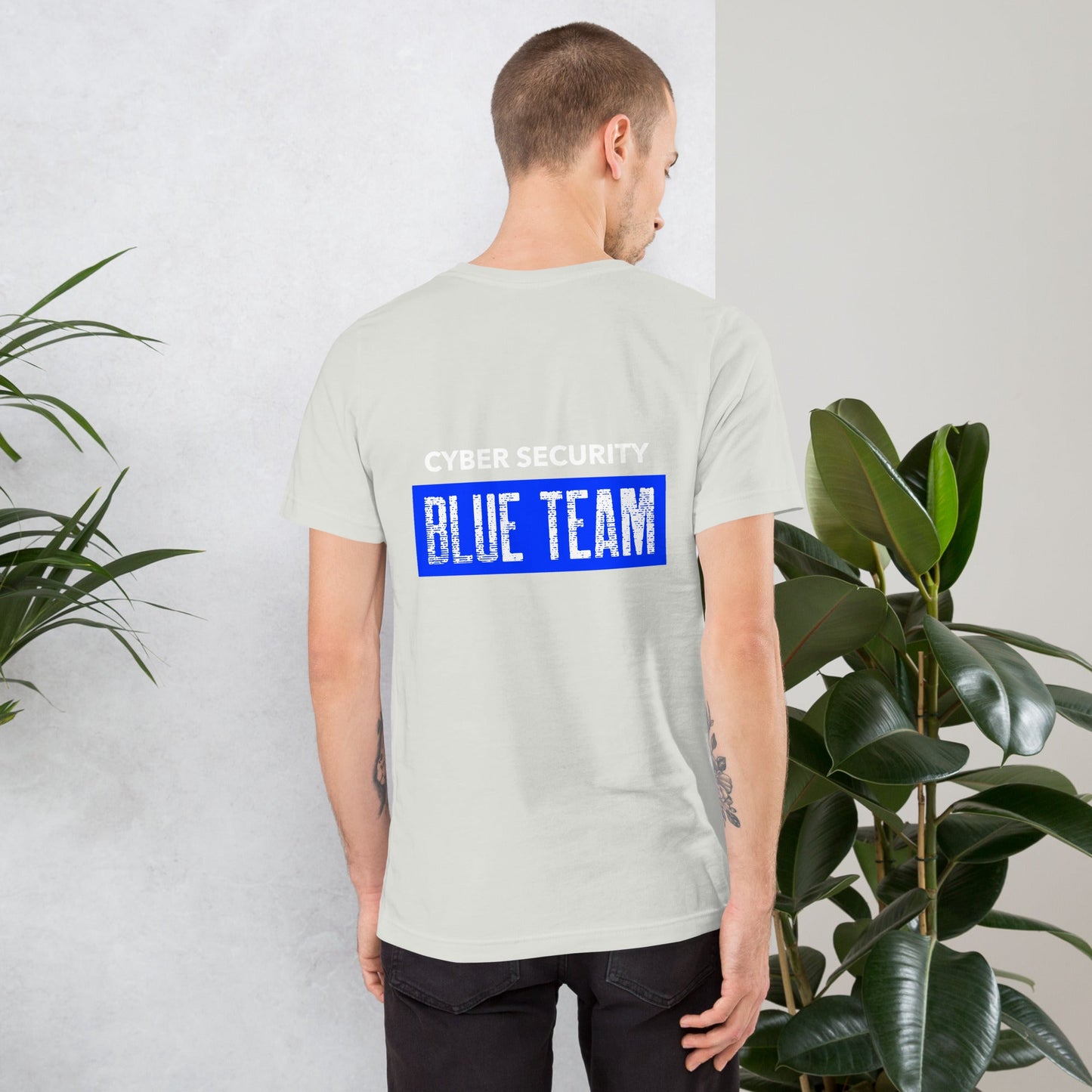 Cyber Security Blue Team V5 - Unisex t-shirt ( Back Print ) by DarkByteGear