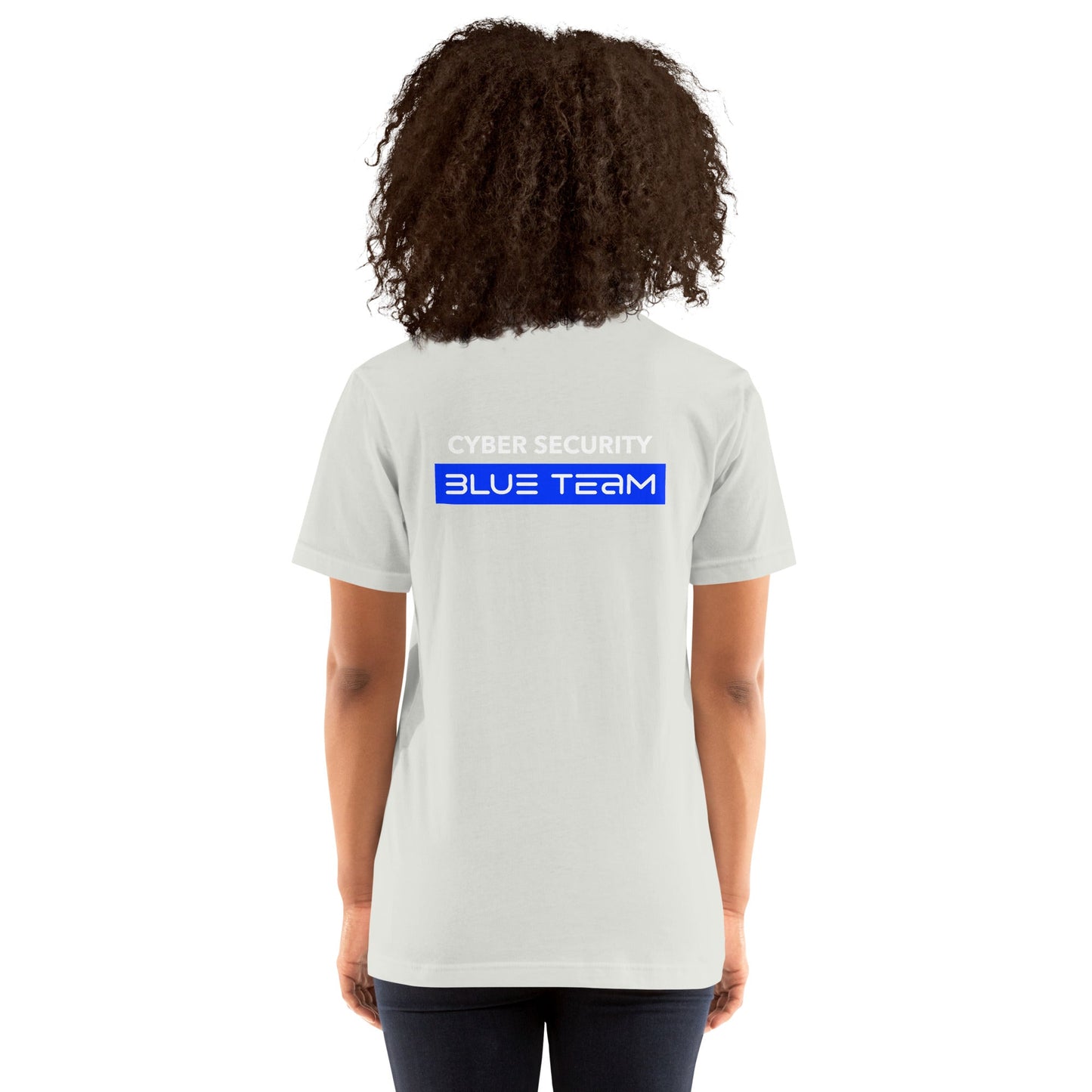 Cyber Security Blue Team V8 - Unisex t-shirt ( Back Print ) by DarkByteGear