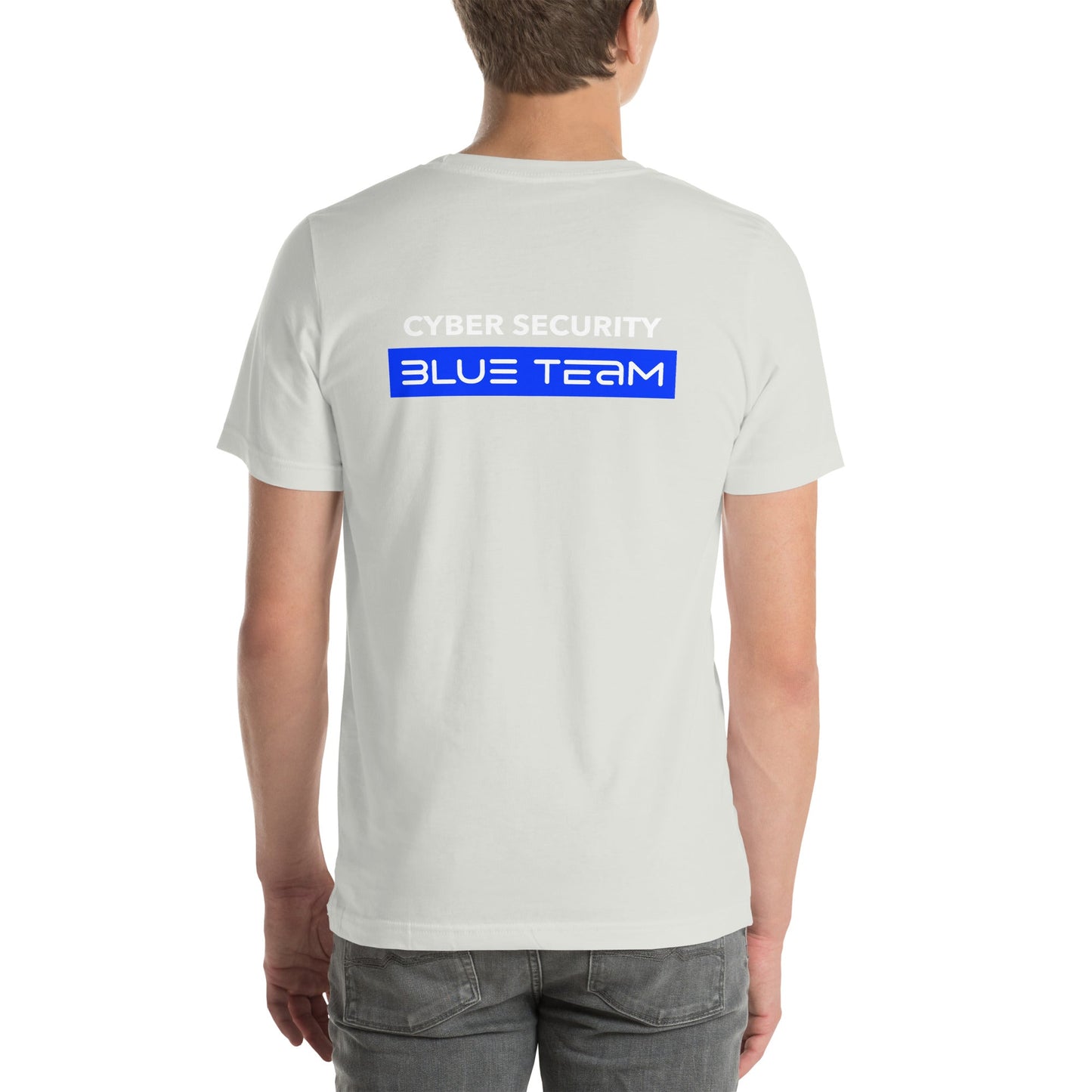 Cyber Security Blue Team V8 - Unisex t-shirt ( Back Print ) by DarkByteGear