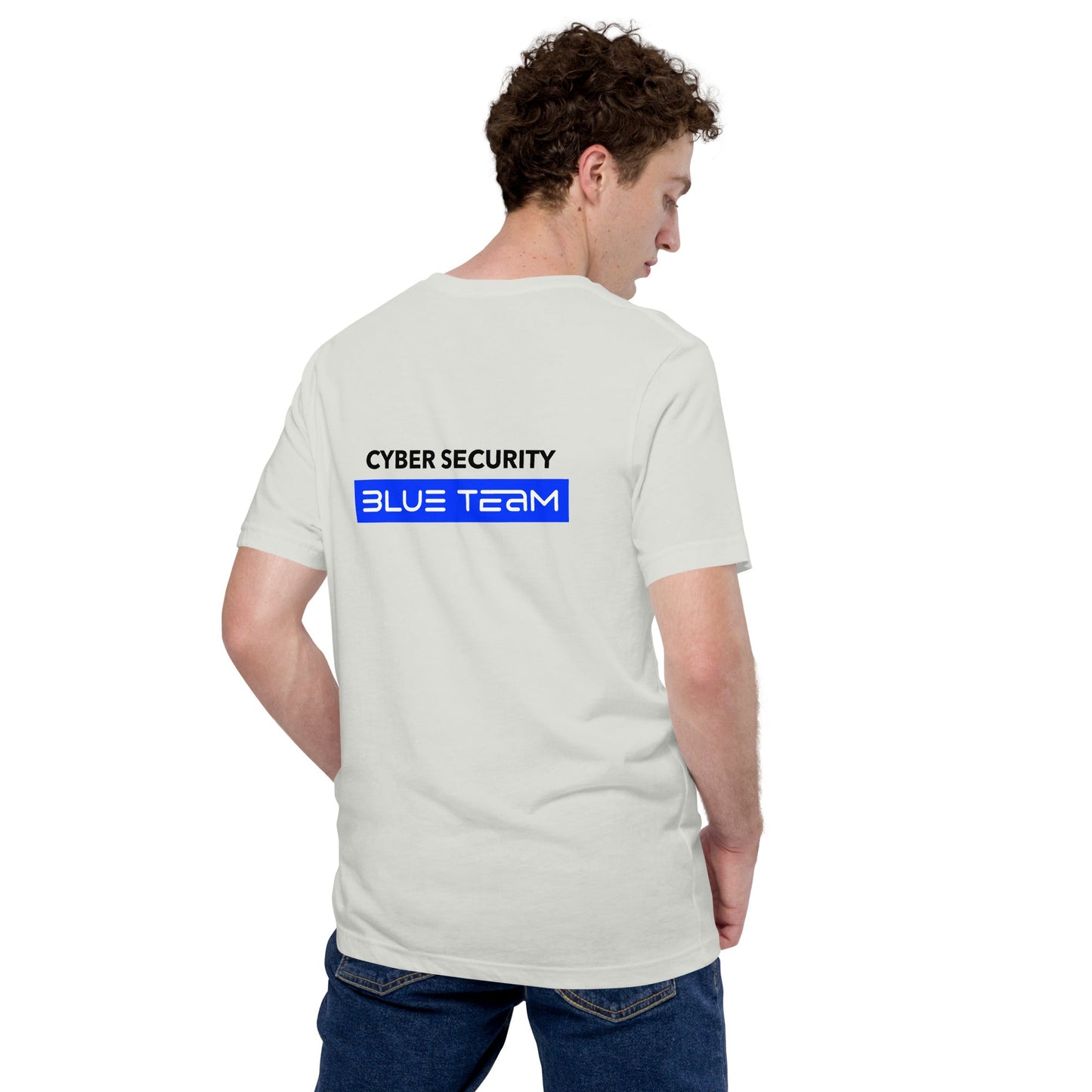Cyber Security Blue Team V8 - Unisex t-shirt ( Back Print ) by DarkByteGear